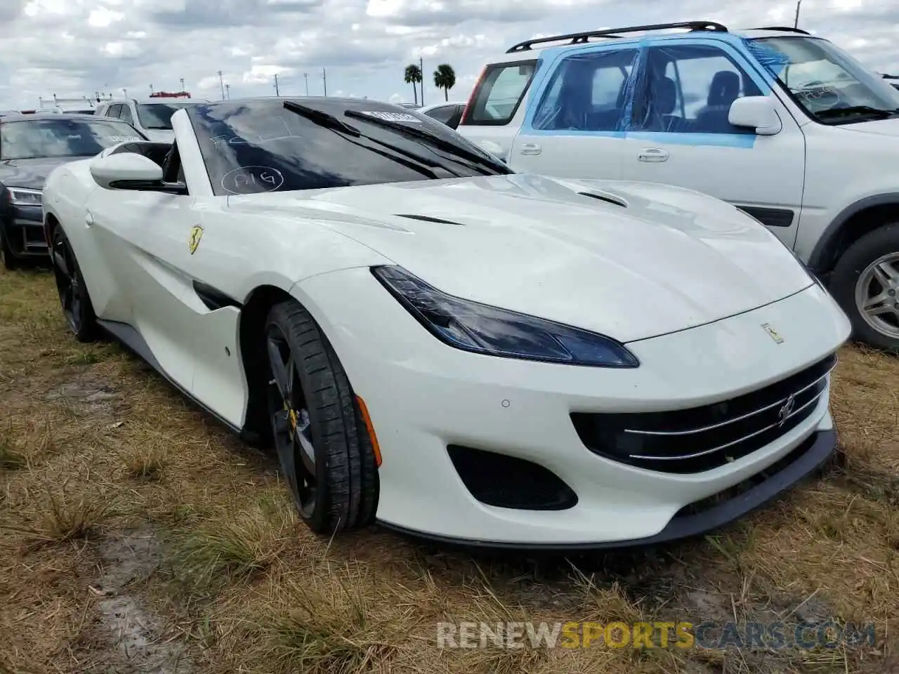 1 Photograph of a damaged car ZFF89FPA9K0241375 FERRARI ALL MODELS 2019