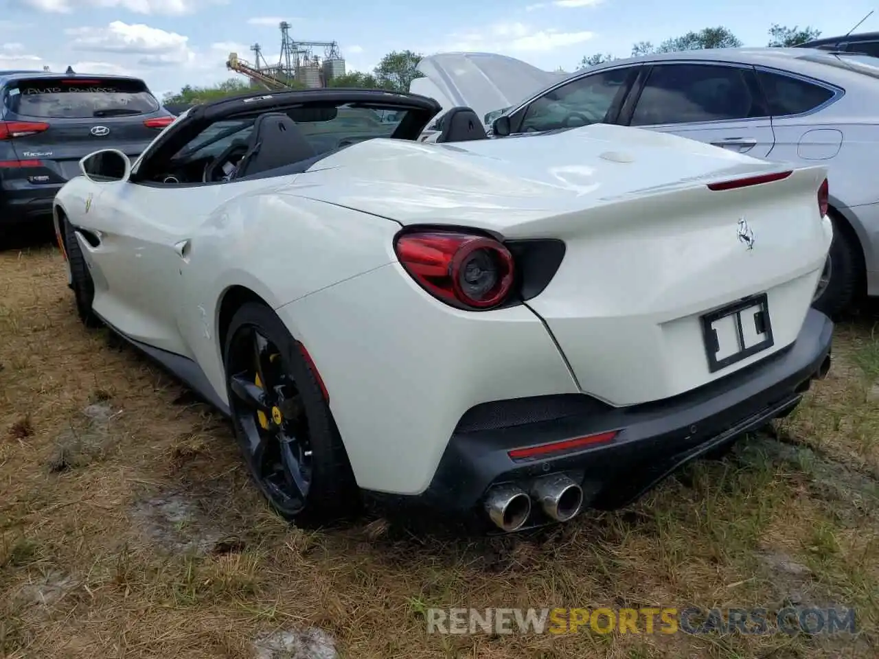 3 Photograph of a damaged car ZFF89FPA9K0241375 FERRARI ALL MODELS 2019