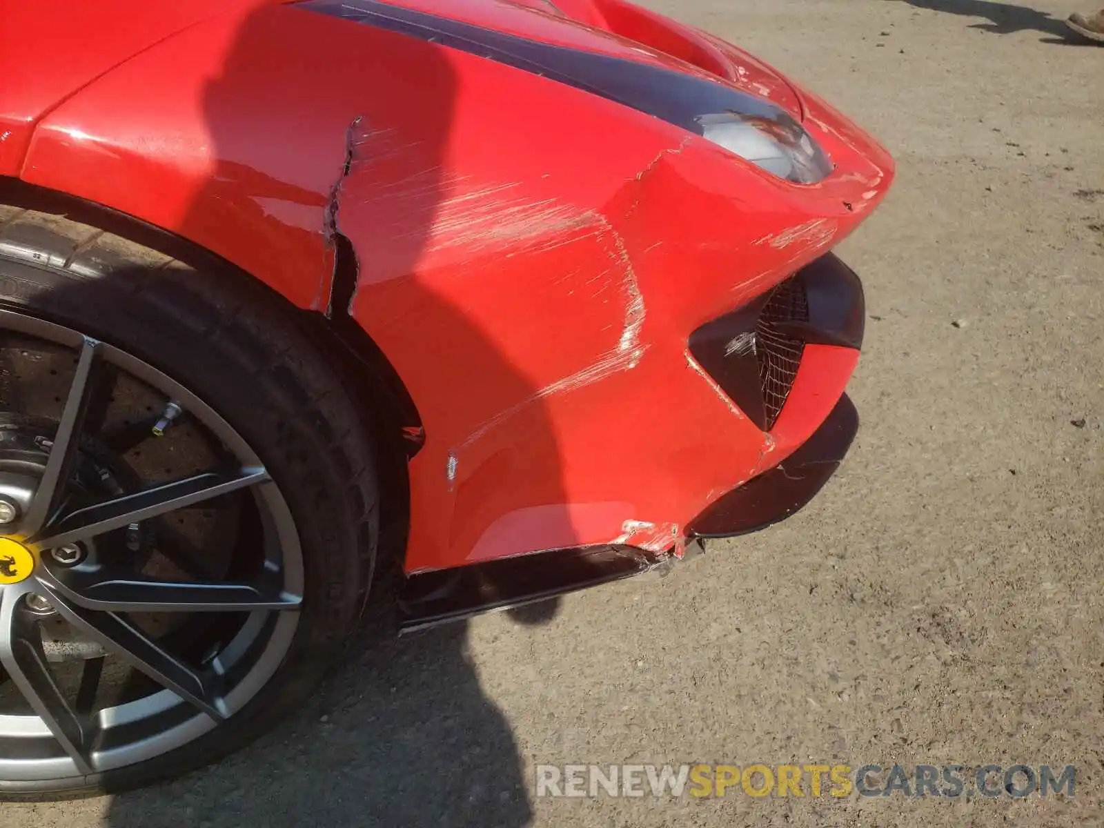 10 Photograph of a damaged car ZFF90HLA0K0243998 FERRARI ALL MODELS 2019