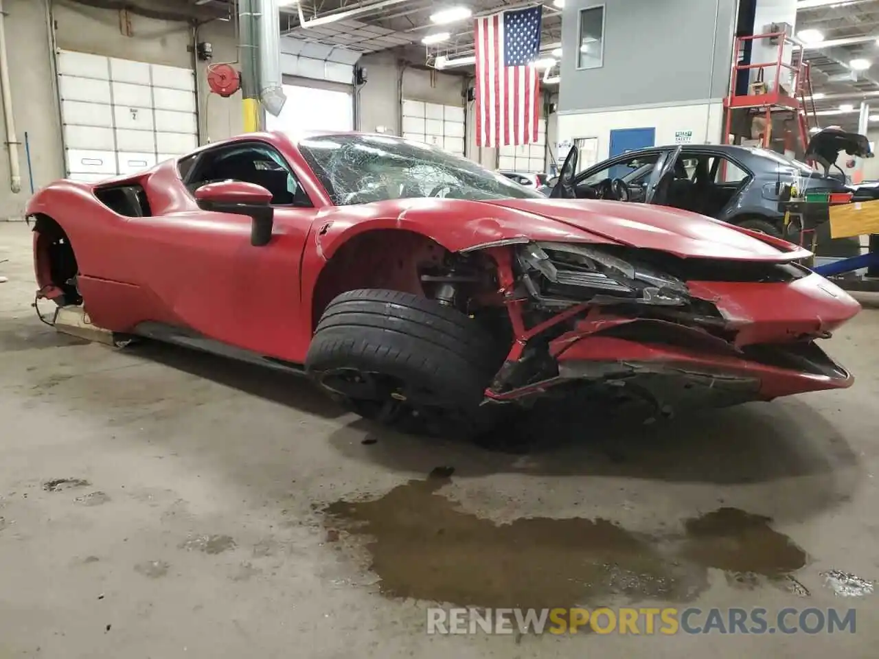 4 Photograph of a damaged car ZFF95NLA3N0282587 FERRARI ALL MODELS 2022