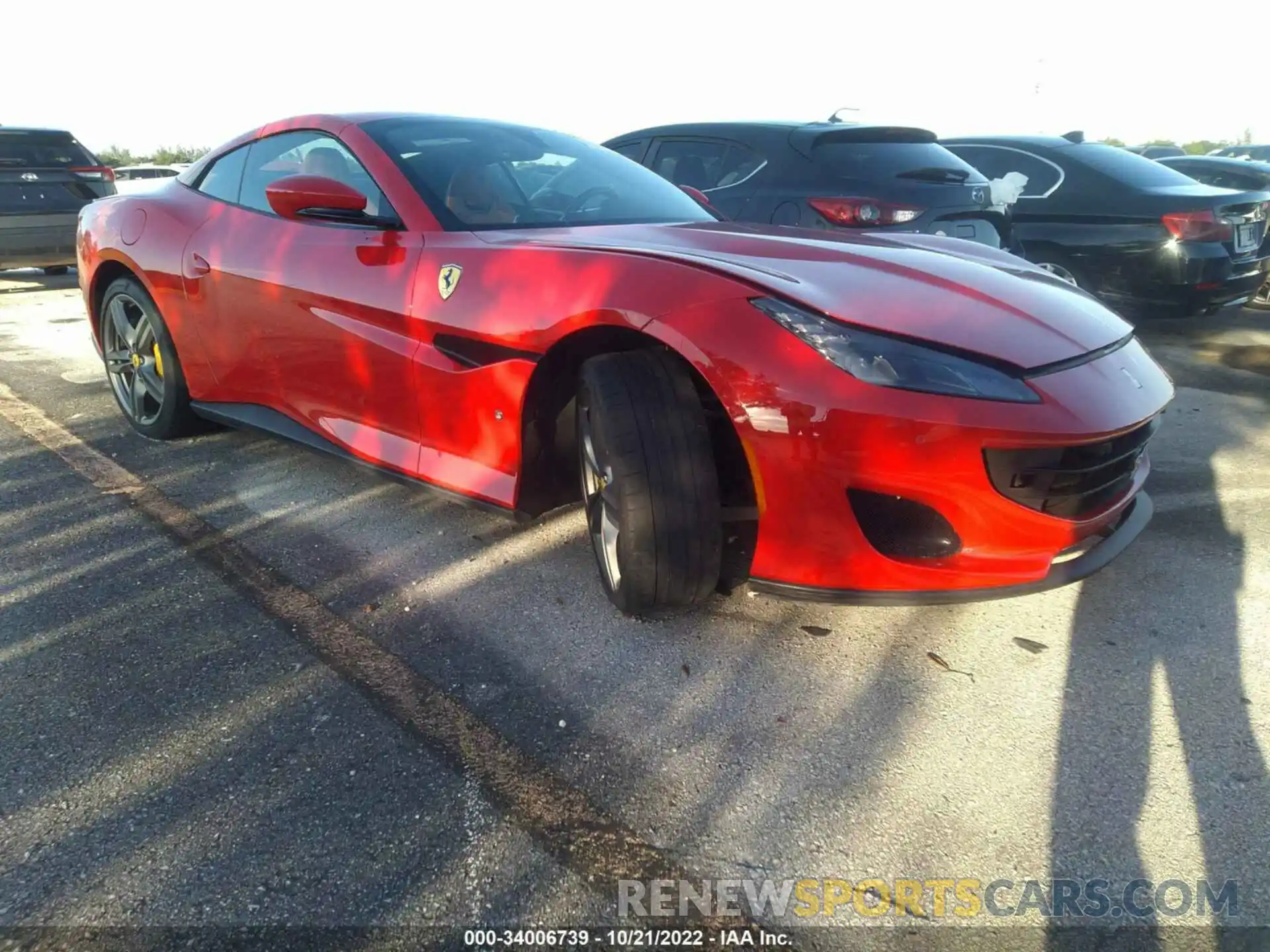 1 Photograph of a damaged car ZFF89FPA3K0241145 FERRARI PORTOFINO 2019