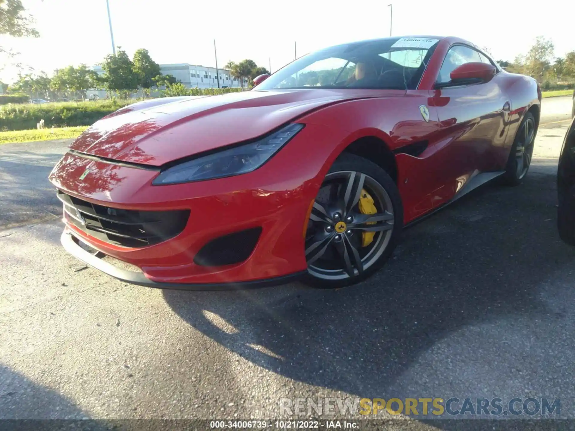 2 Photograph of a damaged car ZFF89FPA3K0241145 FERRARI PORTOFINO 2019