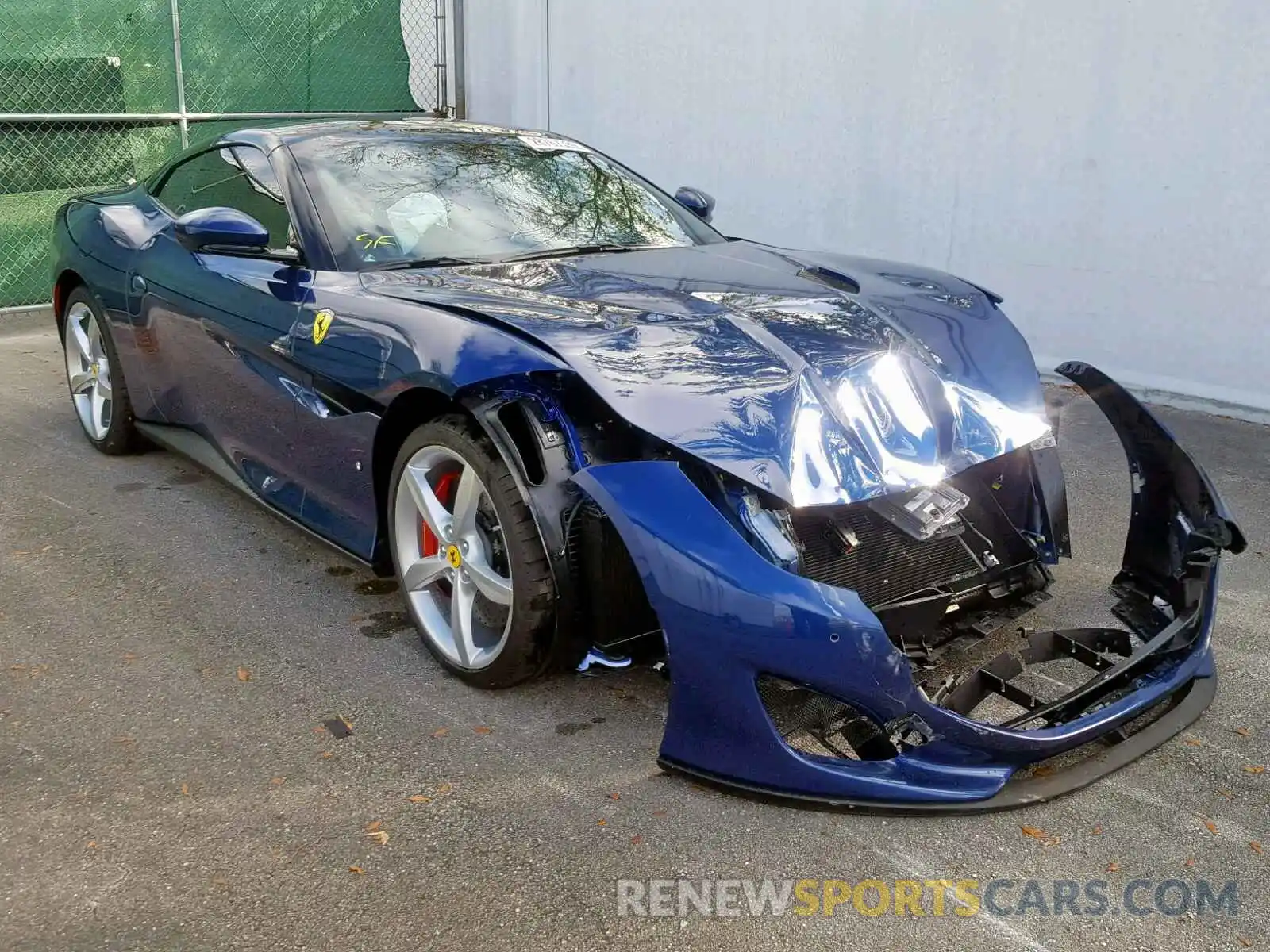 1 Photograph of a damaged car ZFF89FPA7K0241004 FERRARI PORTOFINO 2019