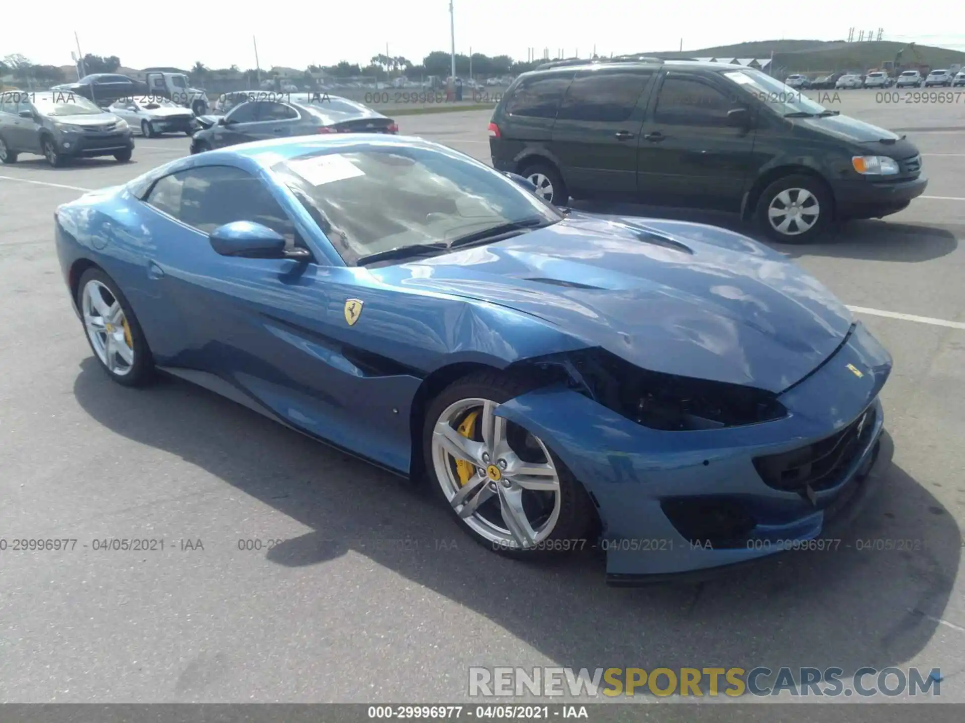 1 Фотография поврежденного автомобиля ZFF89FPA5L0256585 FERRARI PORTOFINO 2020