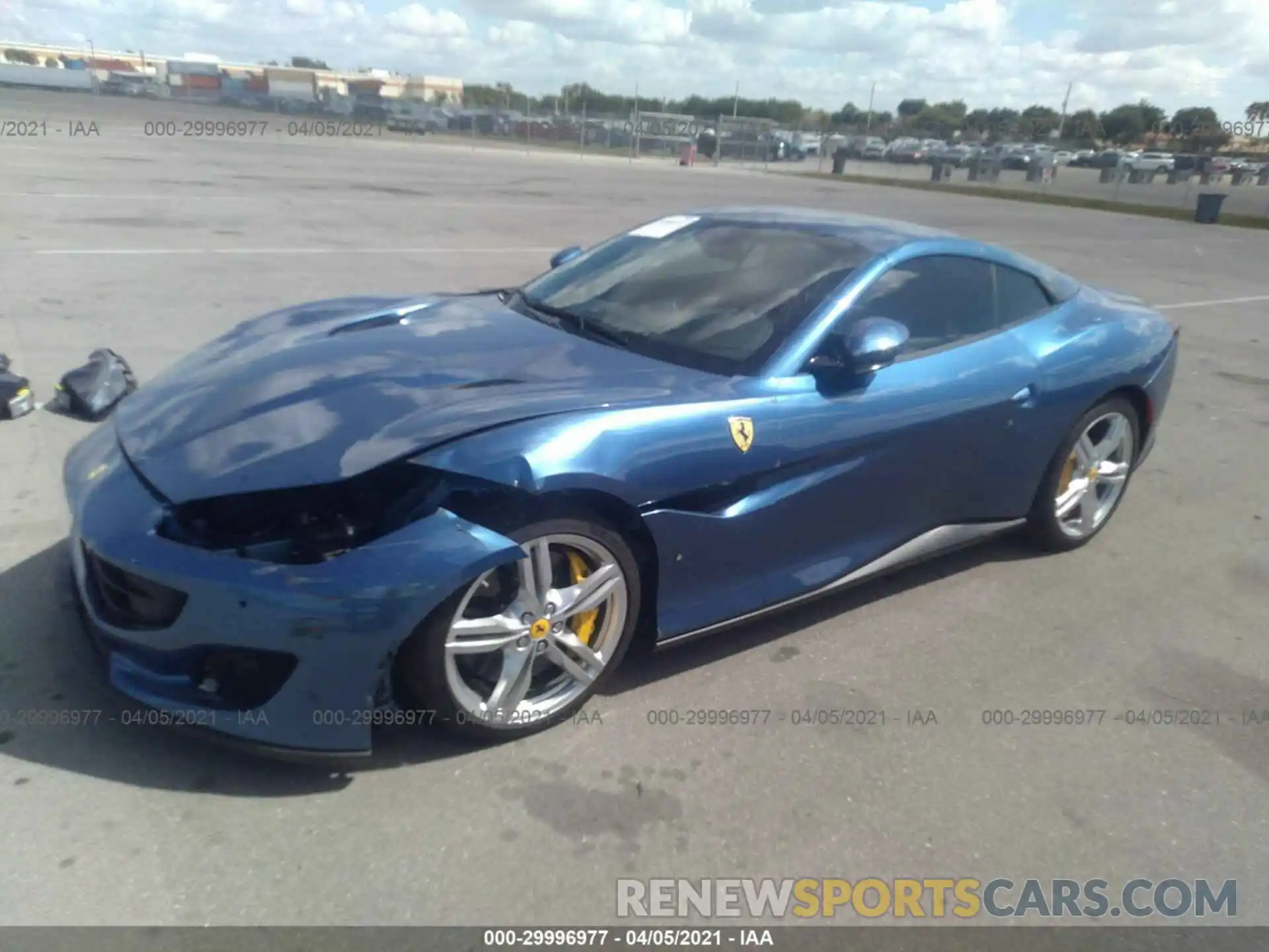 2 Photograph of a damaged car ZFF89FPA5L0256585 FERRARI PORTOFINO 2020