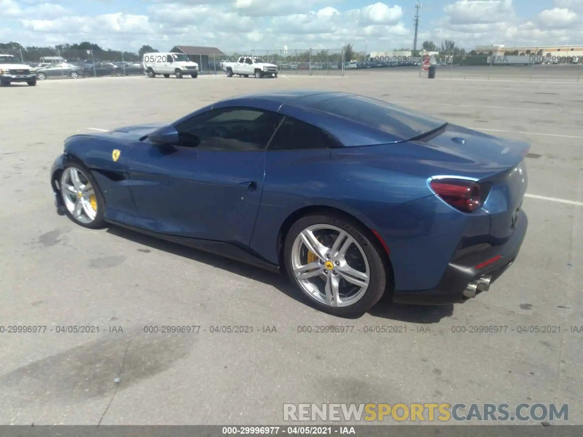 3 Photograph of a damaged car ZFF89FPA5L0256585 FERRARI PORTOFINO 2020