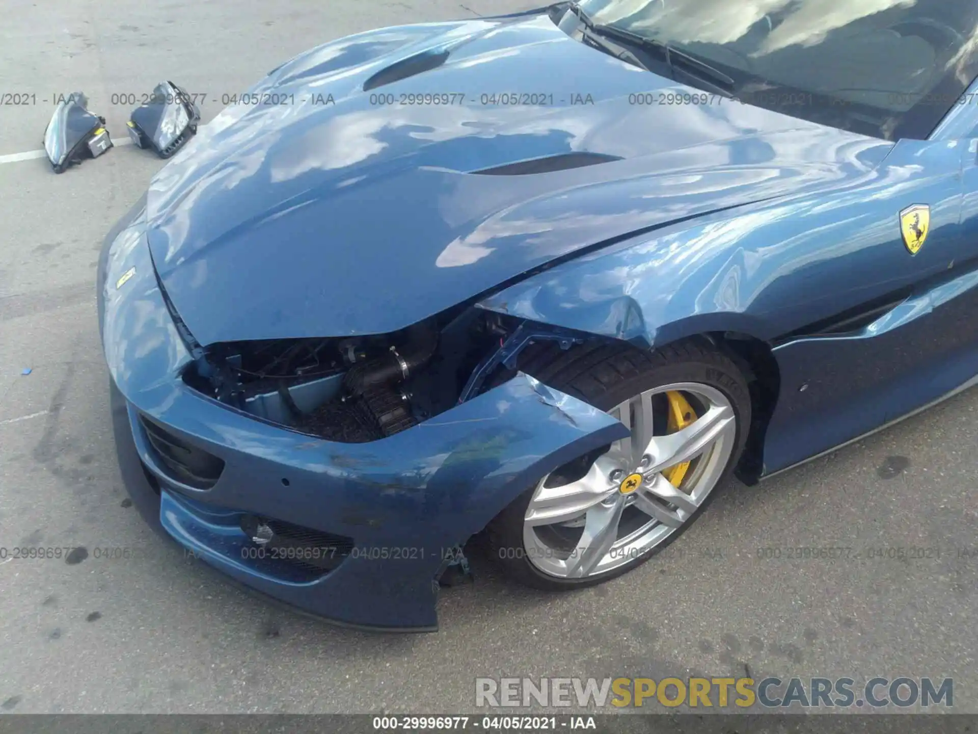 6 Photograph of a damaged car ZFF89FPA5L0256585 FERRARI PORTOFINO 2020