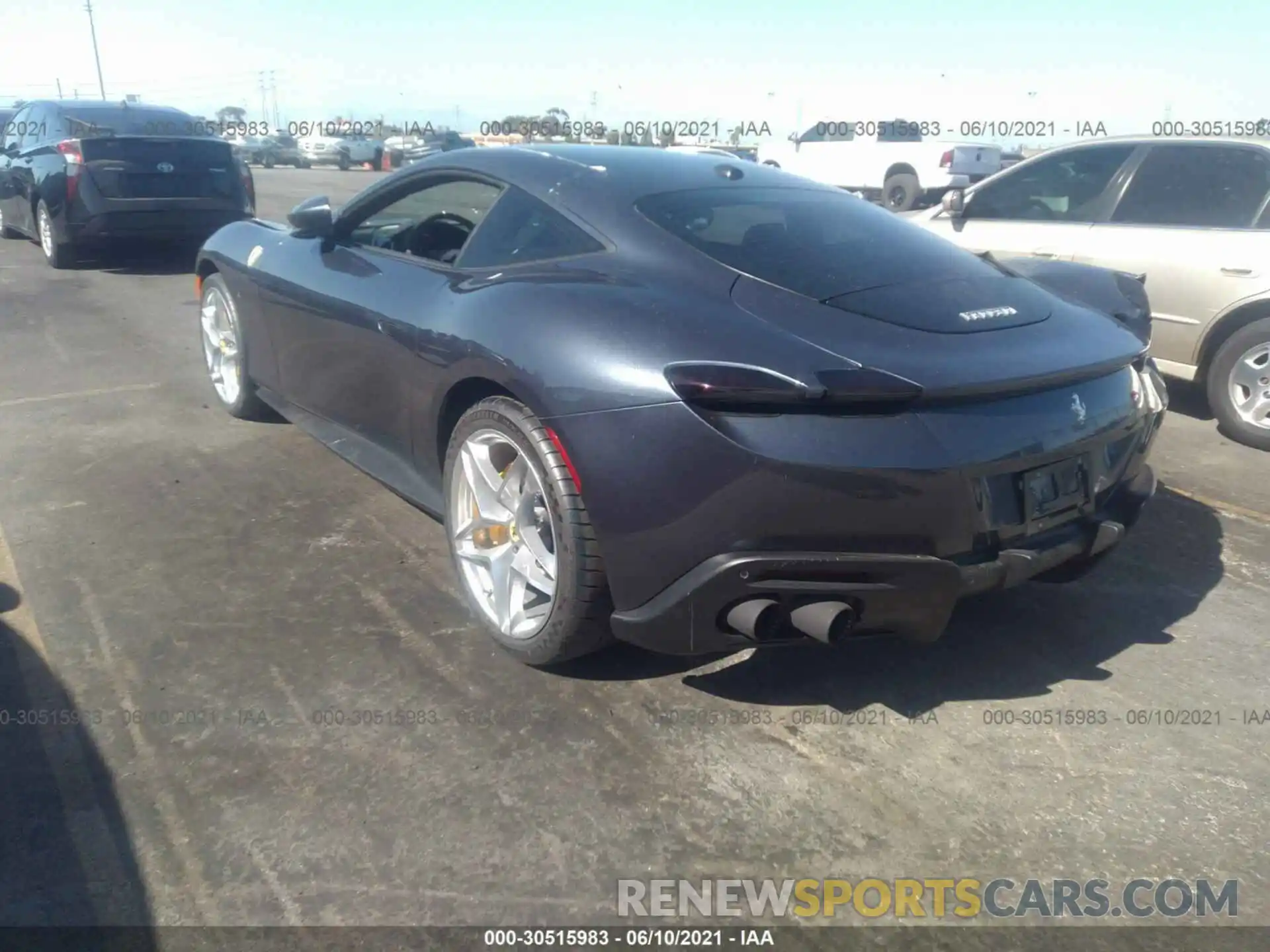 3 Photograph of a damaged car ZFF98RNA6M0265163 FERRARI ROMA 2021