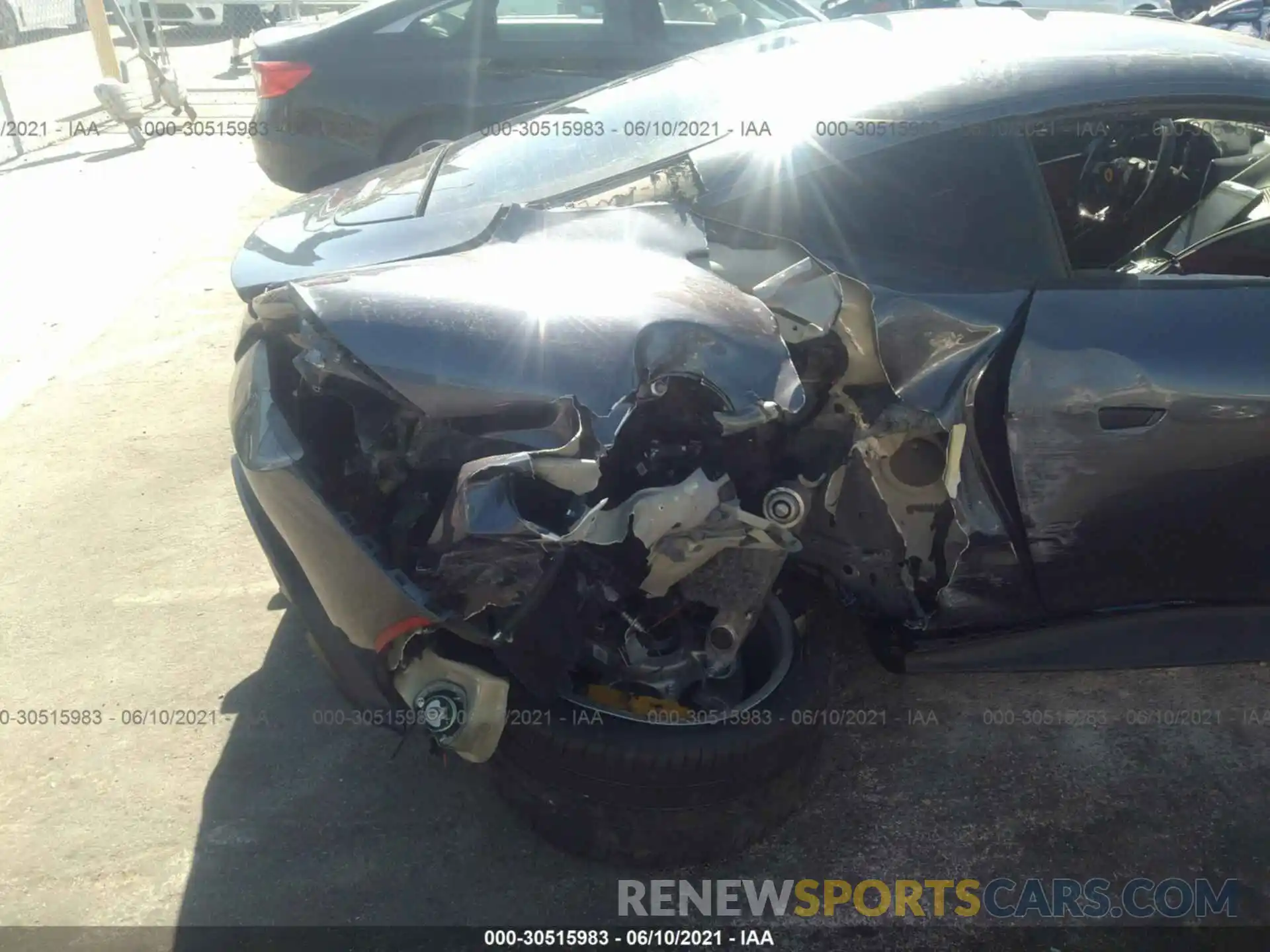 6 Photograph of a damaged car ZFF98RNA6M0265163 FERRARI ROMA 2021