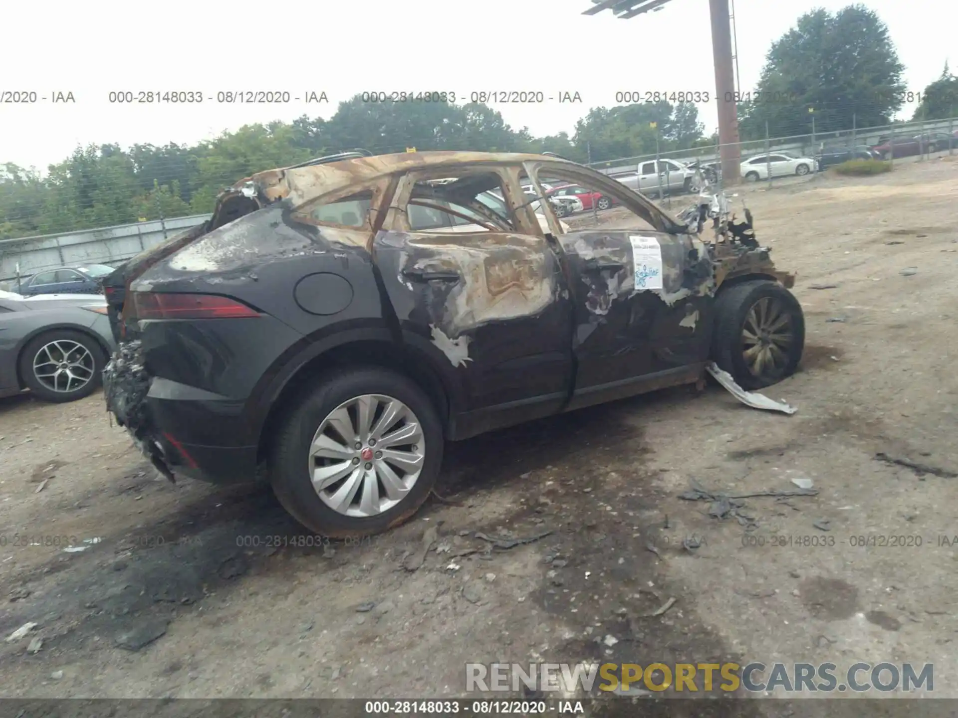 4 Фотография поврежденного автомобиля SADFJ2FX0K1Z41148 JAGUAR E-PACE 2019