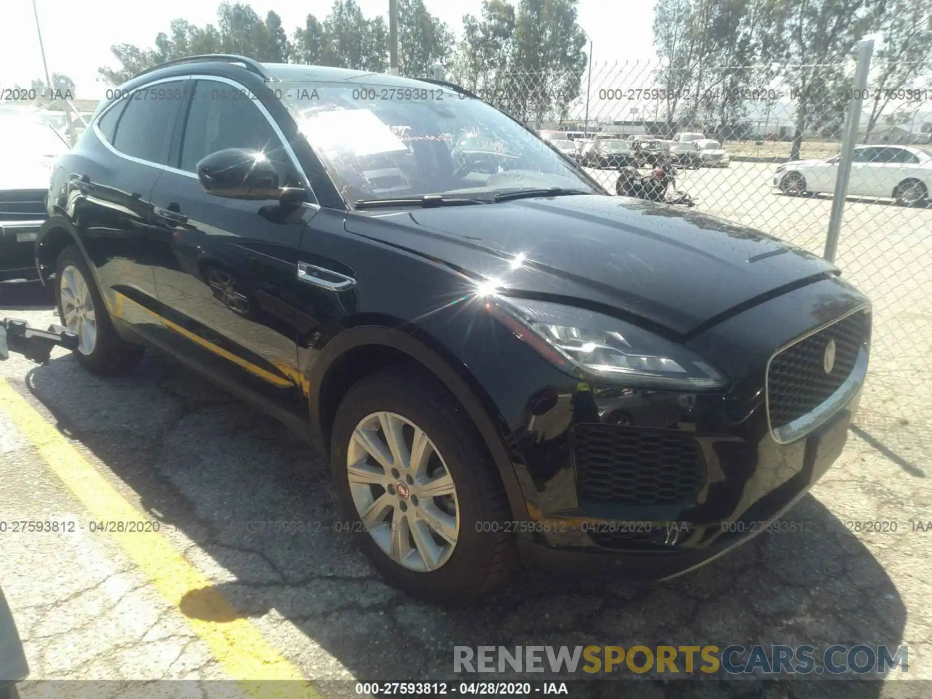 1 Photograph of a damaged car SADFJ2FX0K1Z68110 JAGUAR E-PACE 2019