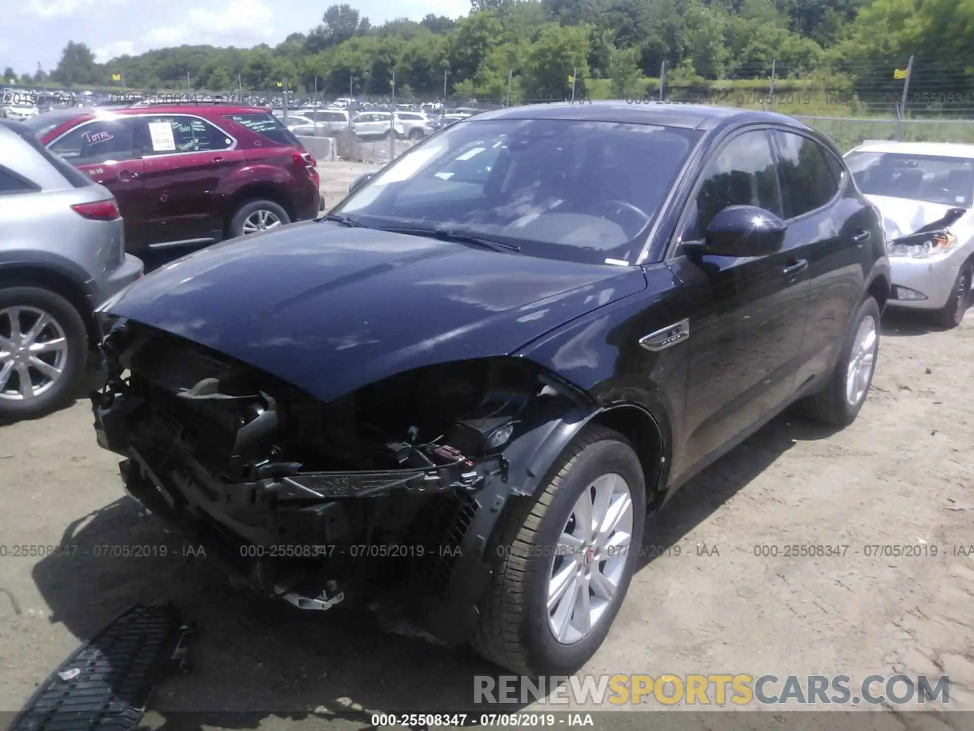 2 Photograph of a damaged car SADFJ2FX2K1Z39630 JAGUAR E-PACE 2019