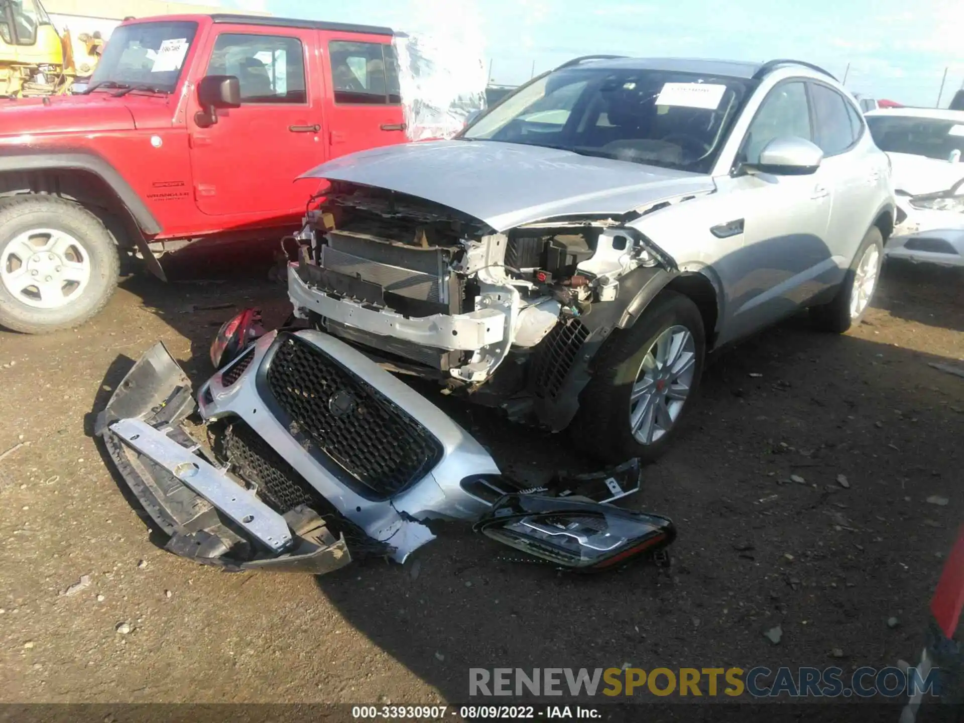 2 Photograph of a damaged car SADFJ2FX4K1Z52332 JAGUAR E-PACE 2019