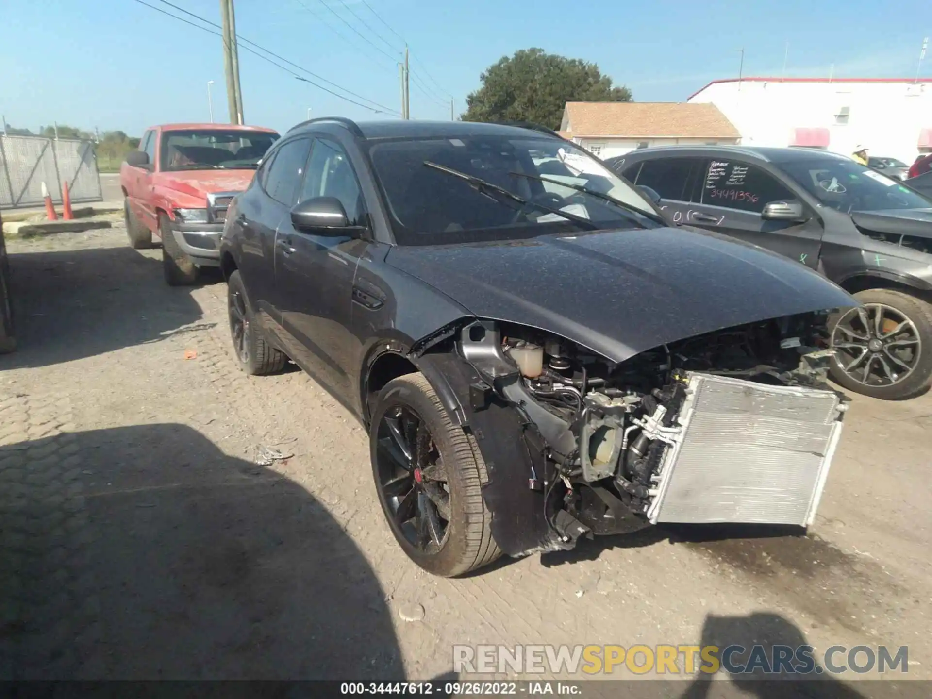 1 Photograph of a damaged car SADFJ2FX4K1Z63749 JAGUAR E-PACE 2019