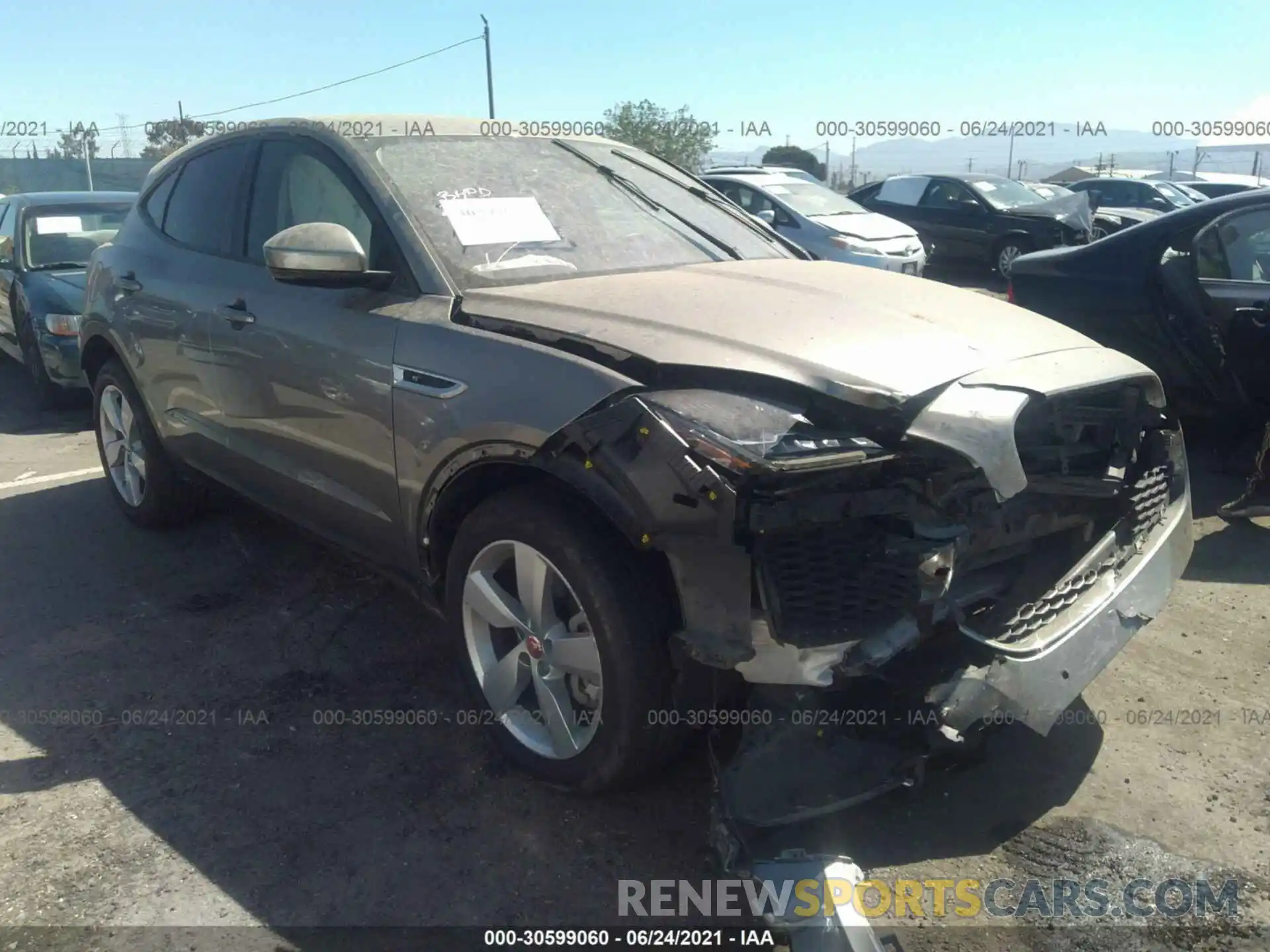 1 Photograph of a damaged car SADFJ2FX5K1Z38648 JAGUAR E-PACE 2019