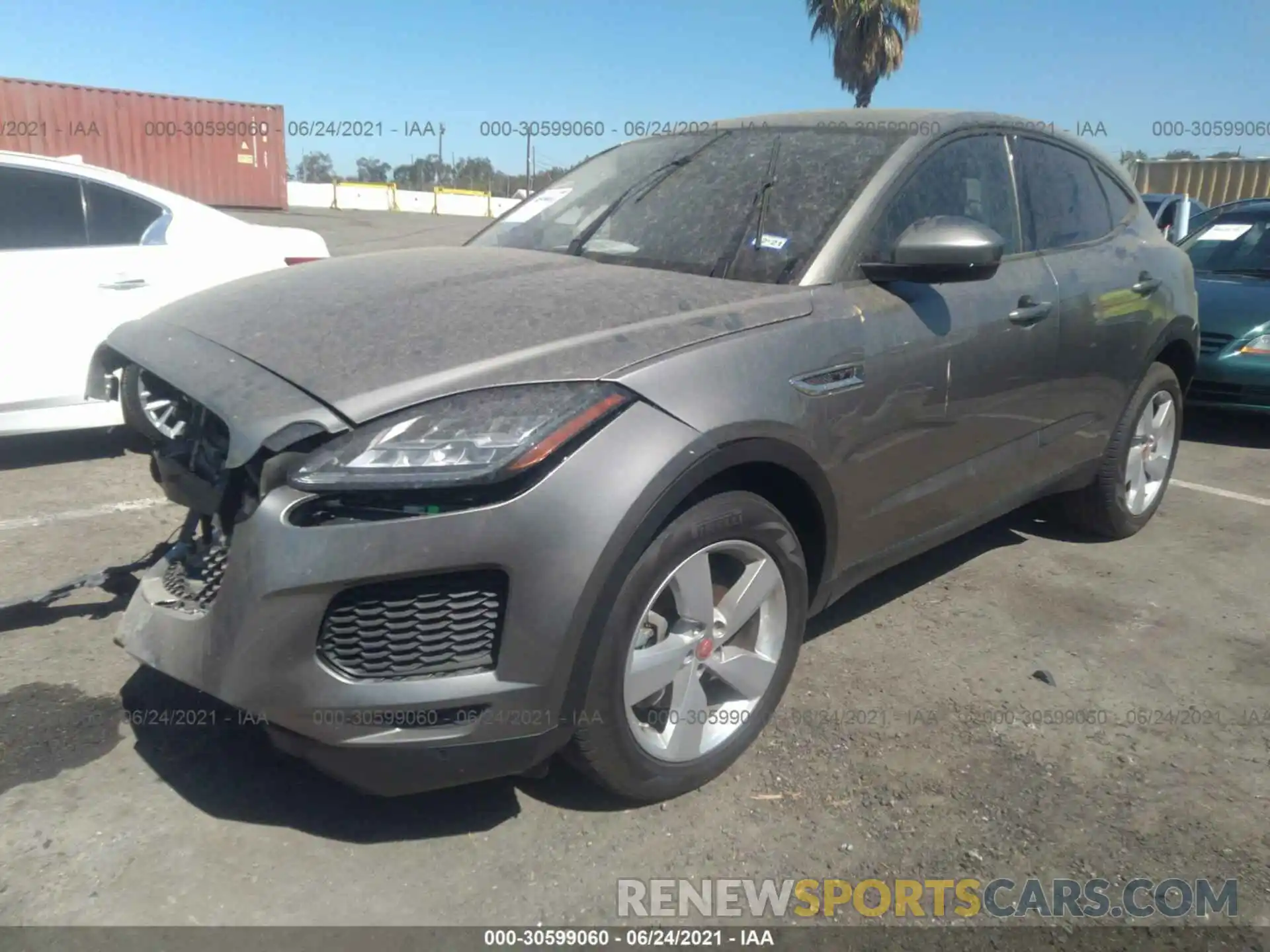 2 Photograph of a damaged car SADFJ2FX5K1Z38648 JAGUAR E-PACE 2019