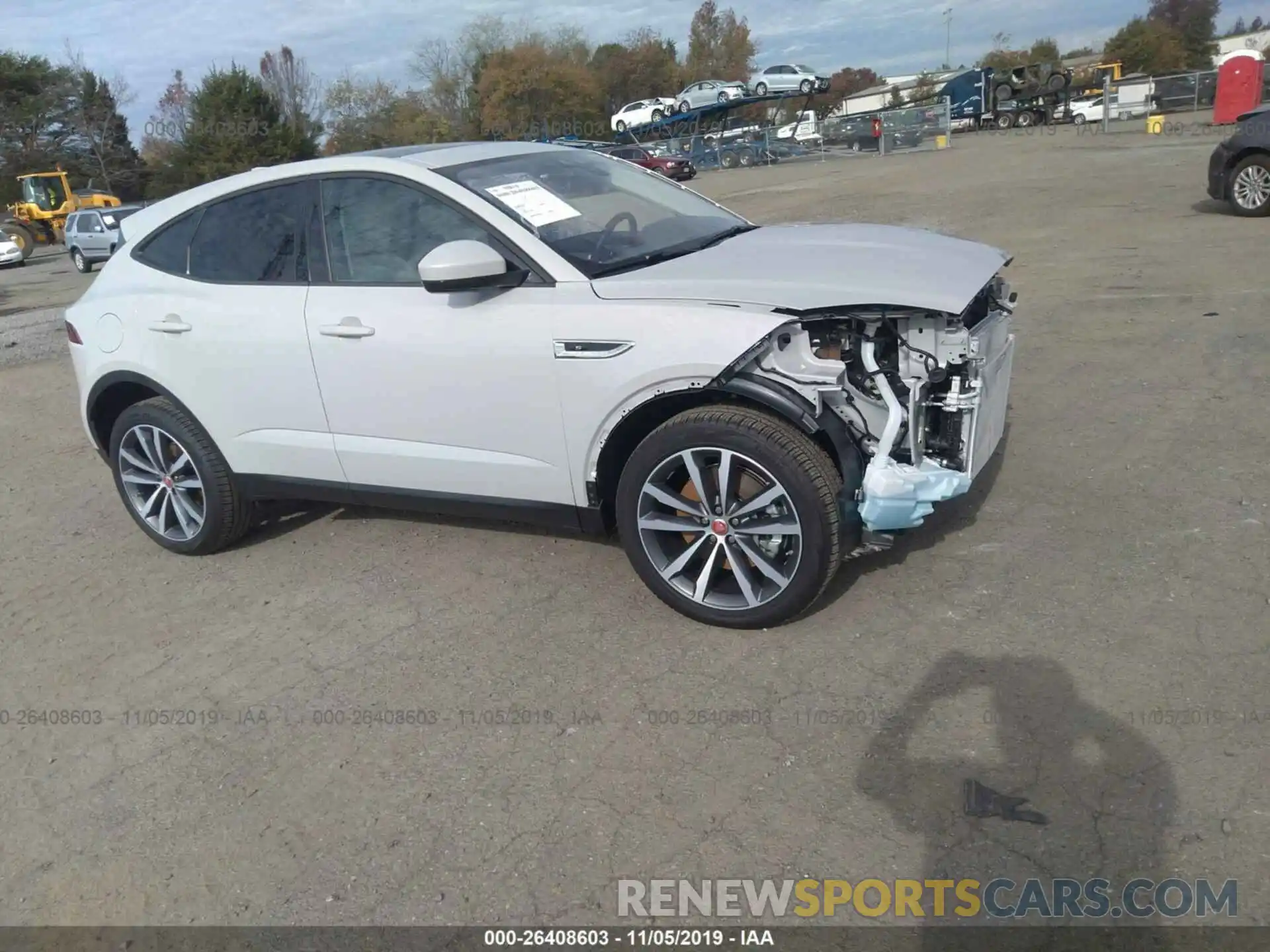 1 Photograph of a damaged car SADFJ2FX6K1Z55250 JAGUAR E-PACE 2019