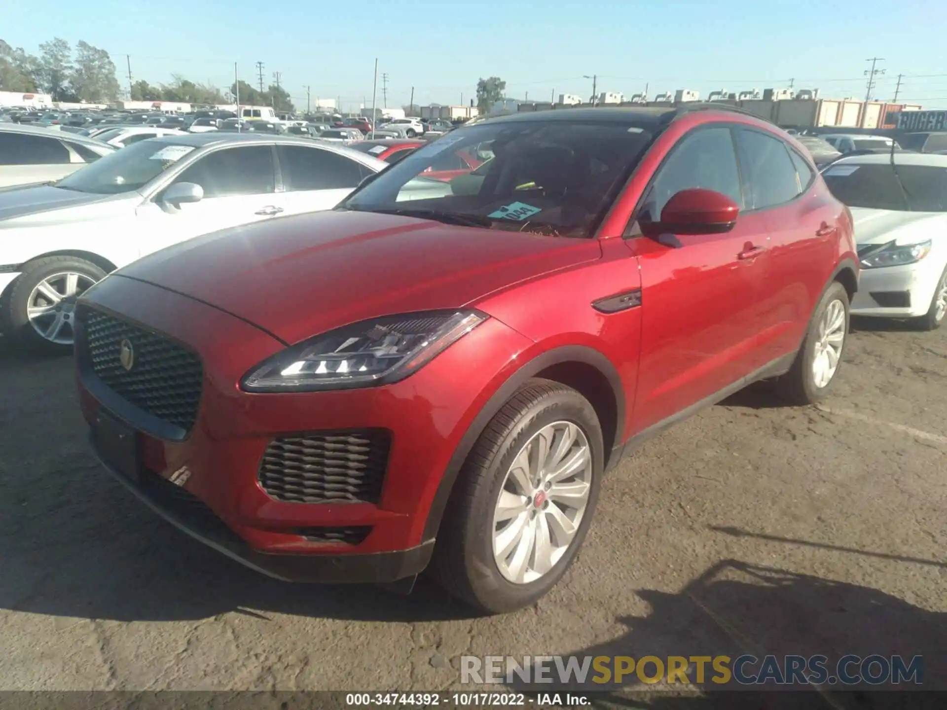 2 Photograph of a damaged car SADFJ2FX7K1Z63096 JAGUAR E-PACE 2019