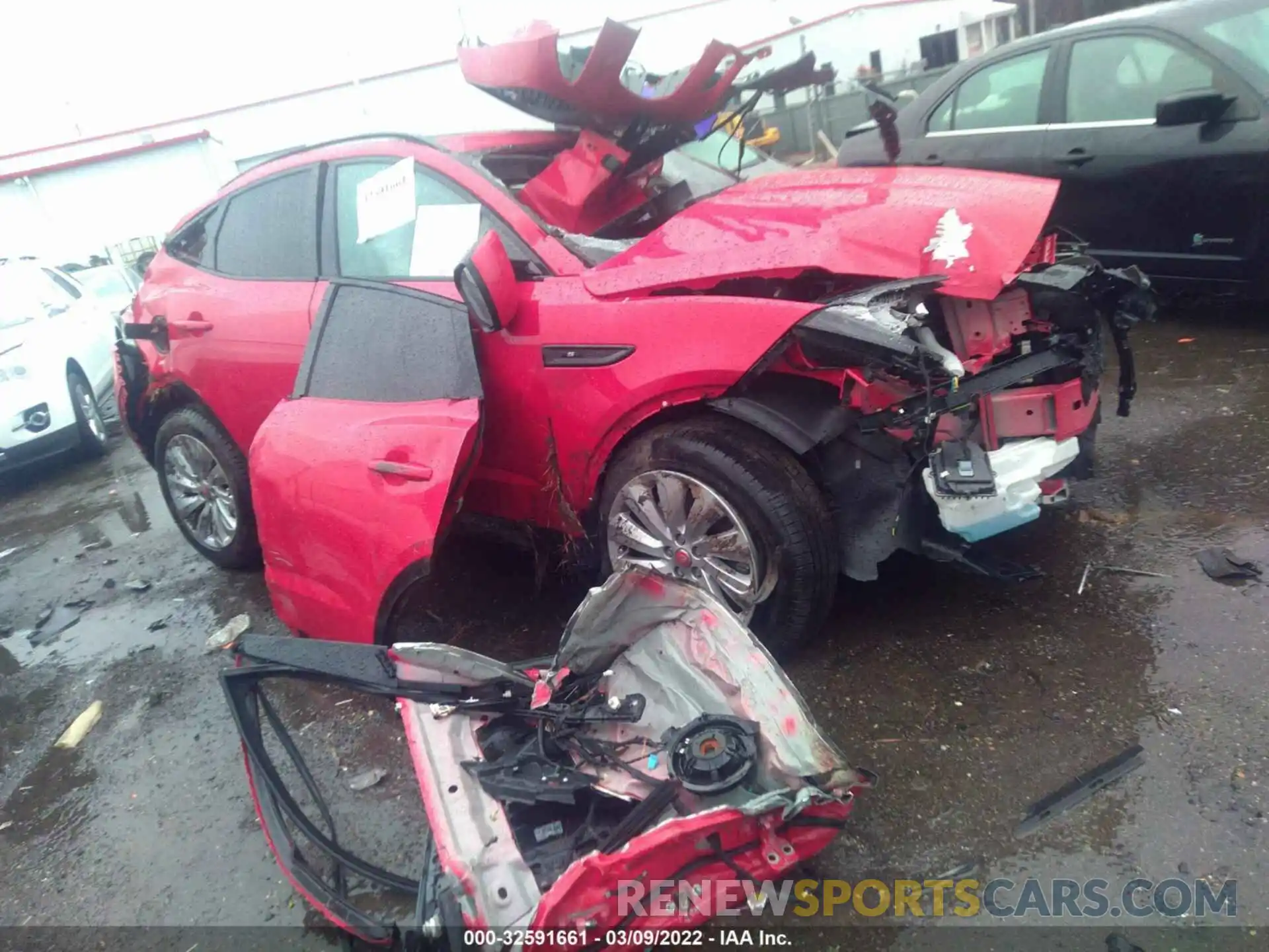 1 Photograph of a damaged car SADFJ2FXXK1Z46339 JAGUAR E-PACE 2019