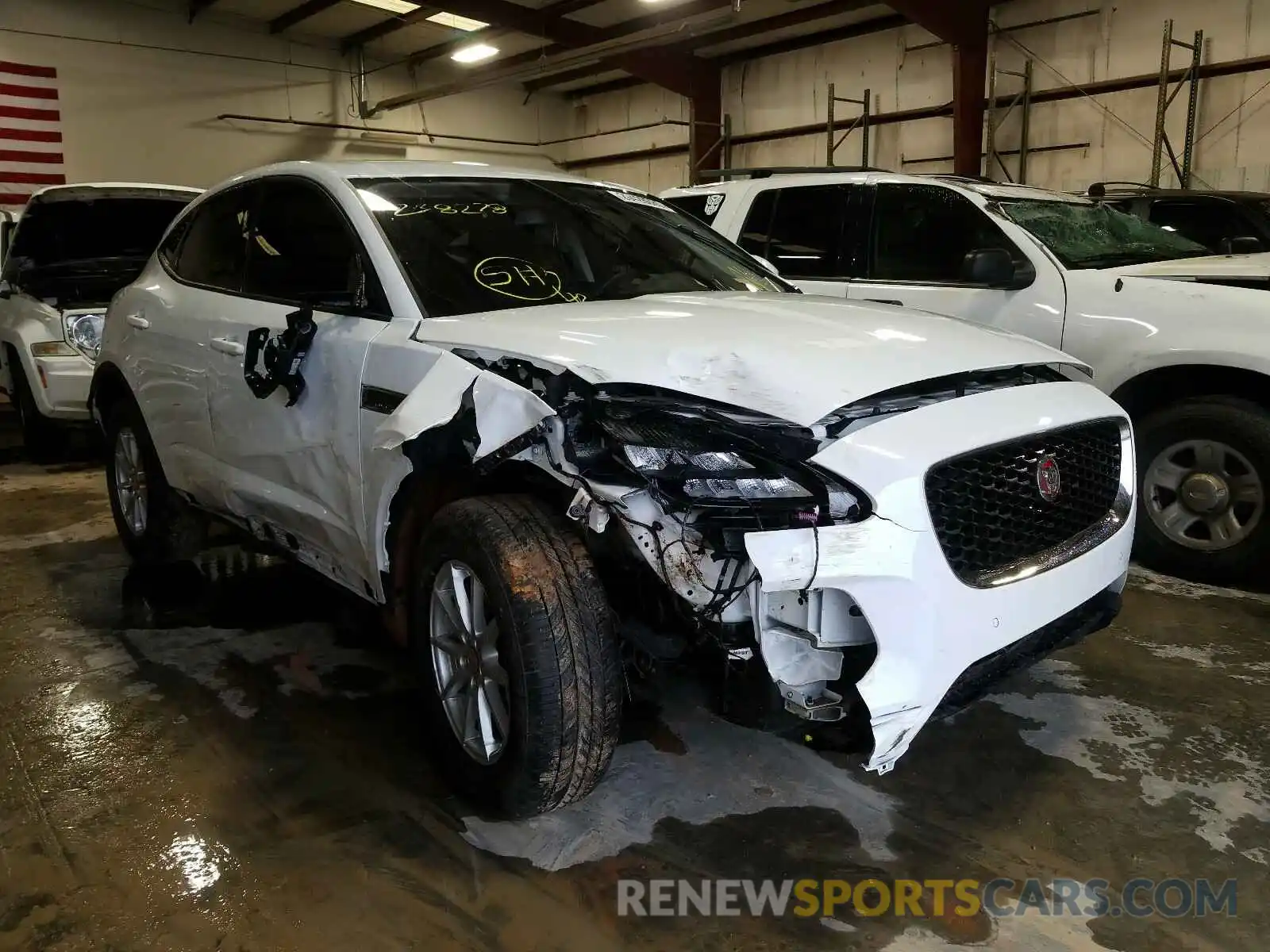 1 Photograph of a damaged car SADFK2FX2K1Z38278 JAGUAR E-PACE 2019