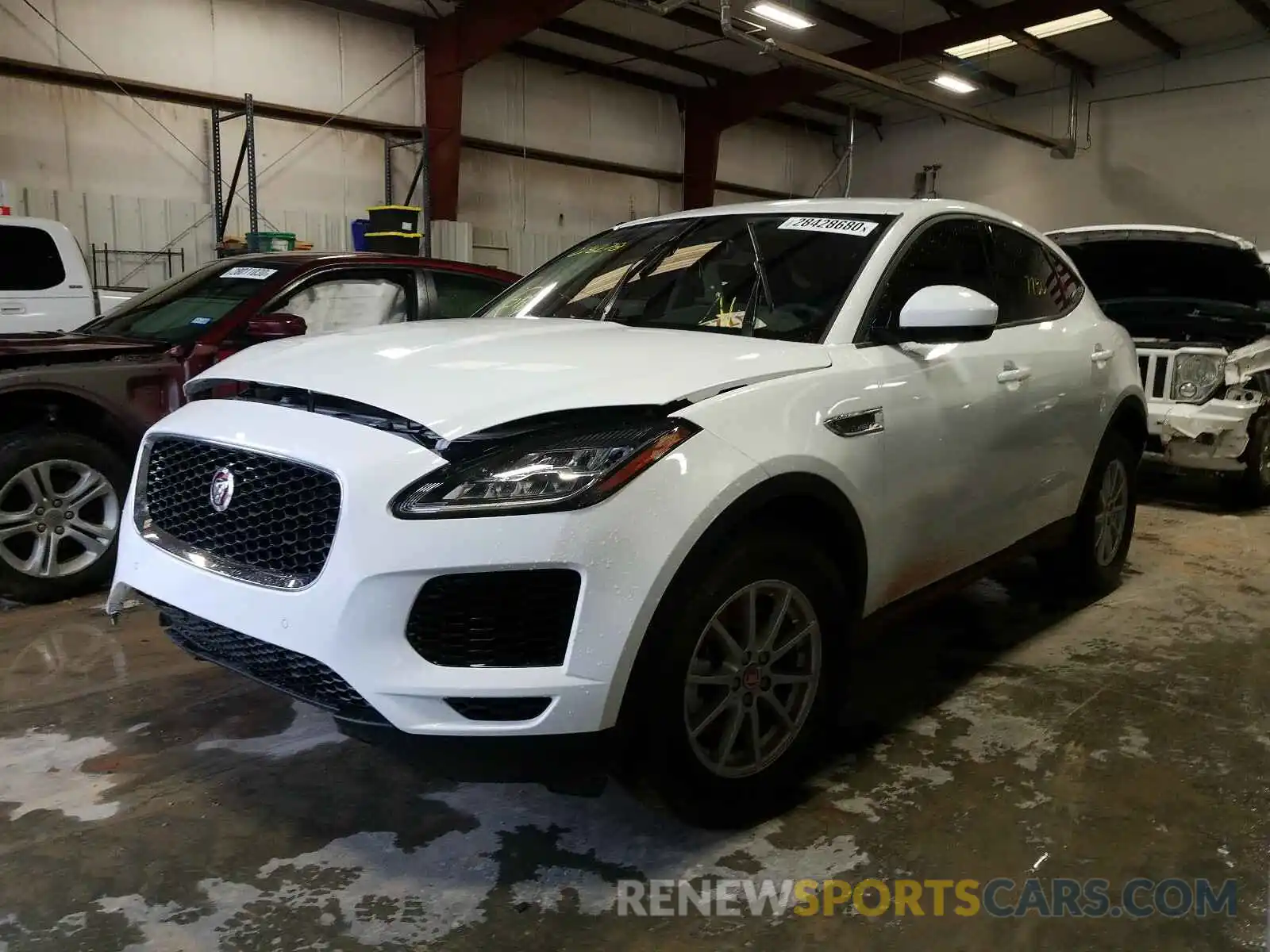 2 Photograph of a damaged car SADFK2FX2K1Z38278 JAGUAR E-PACE 2019