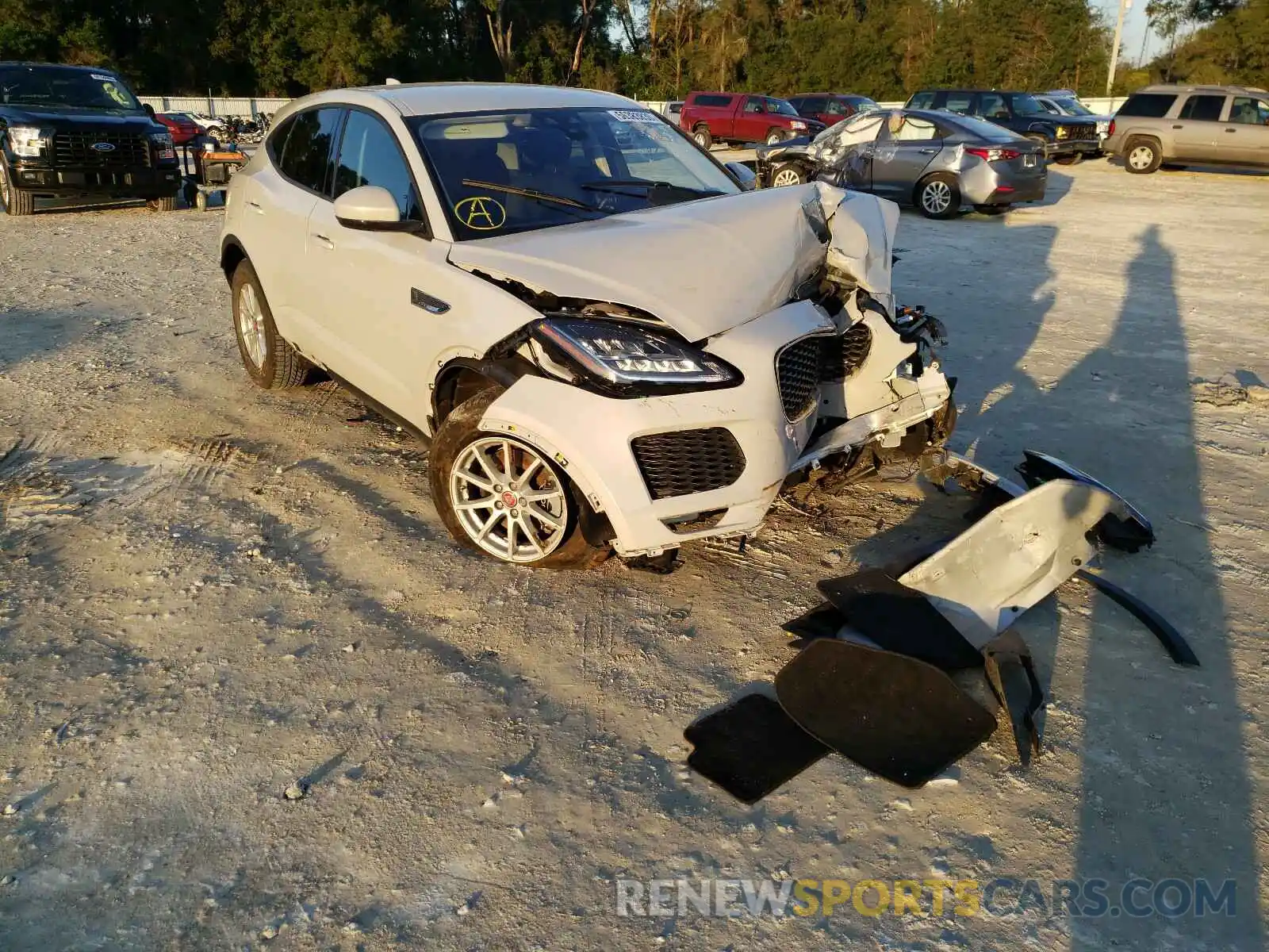 1 Photograph of a damaged car SADFK2FX2K1Z64444 JAGUAR E-PACE 2019