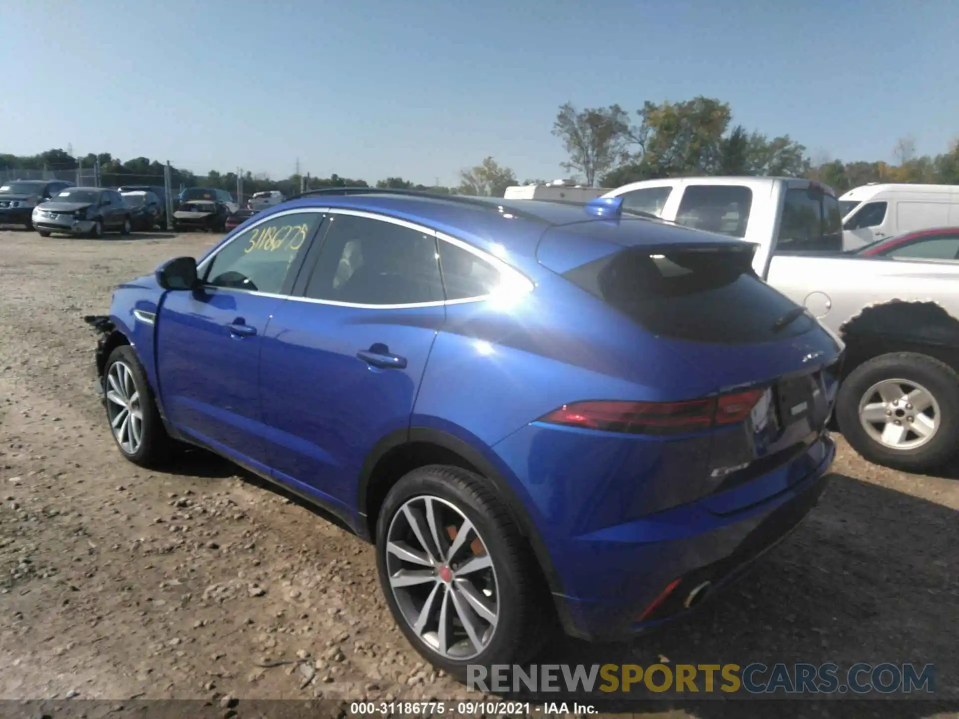 3 Фотография поврежденного автомобиля SADFL2GX8K1Z69448 JAGUAR E-PACE 2019