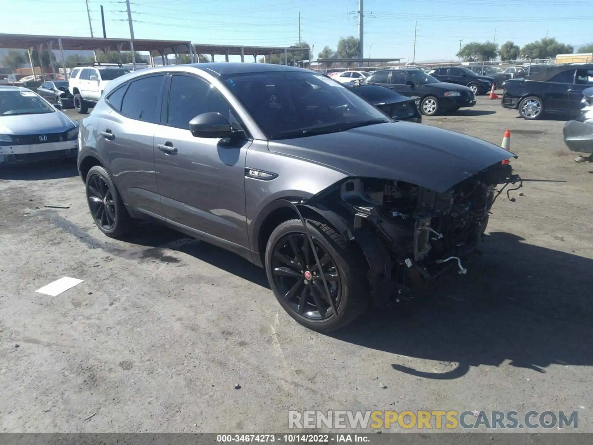 1 Photograph of a damaged car SADFP2FX7K1Z47771 JAGUAR E-PACE 2019