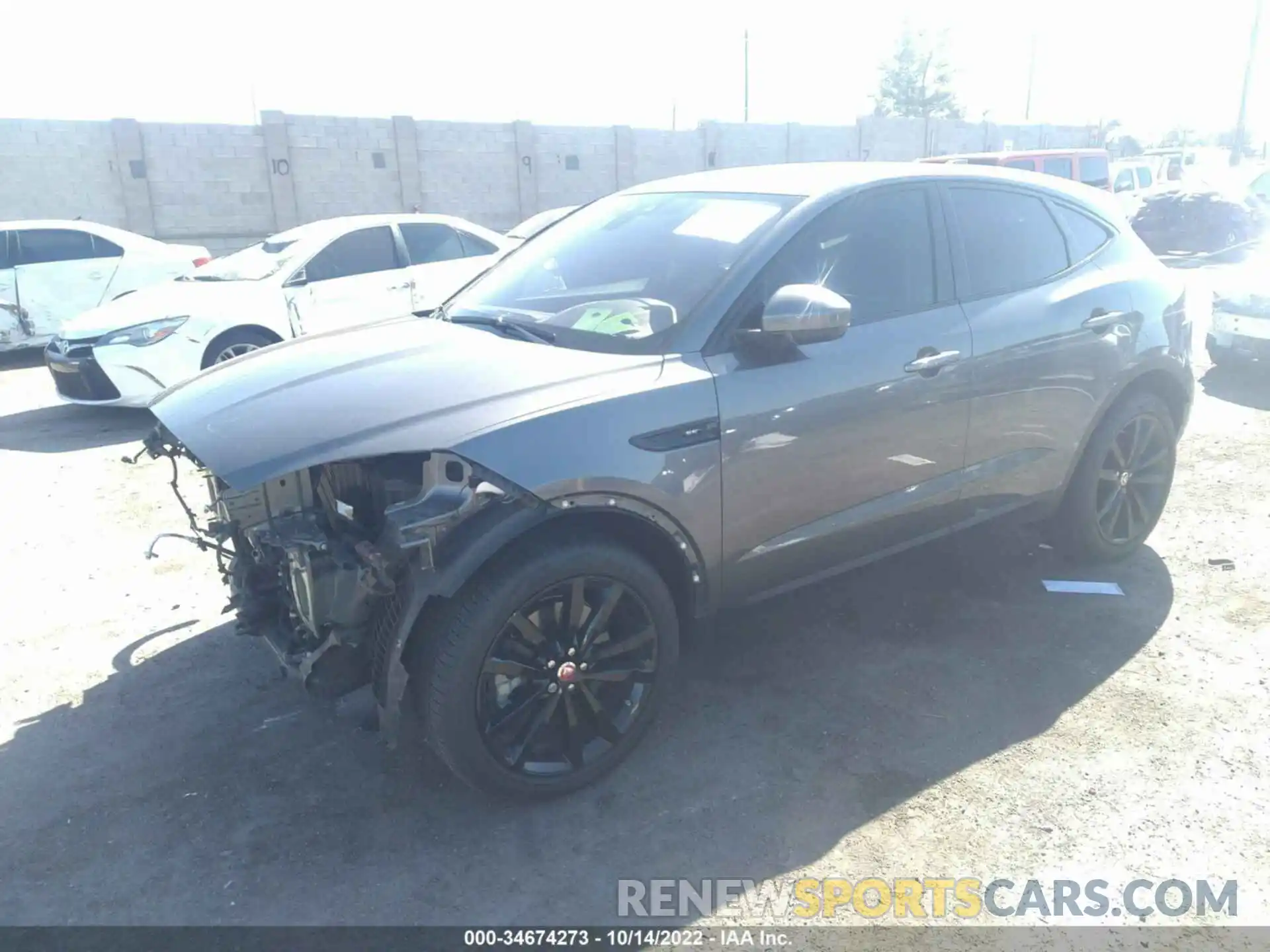 2 Photograph of a damaged car SADFP2FX7K1Z47771 JAGUAR E-PACE 2019