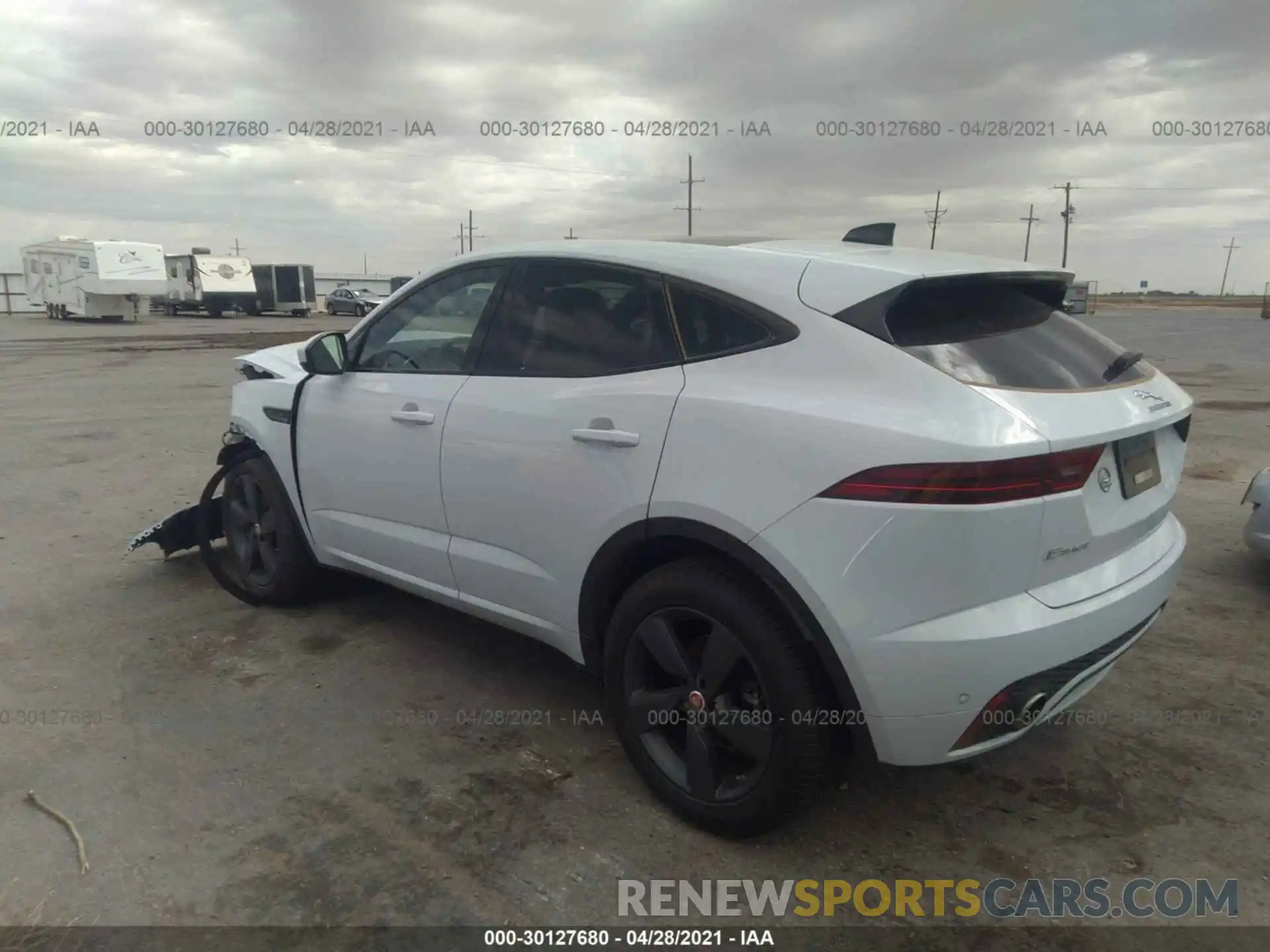 3 Photograph of a damaged car SADF12FX4L1Z77524 JAGUAR E-PACE 2020