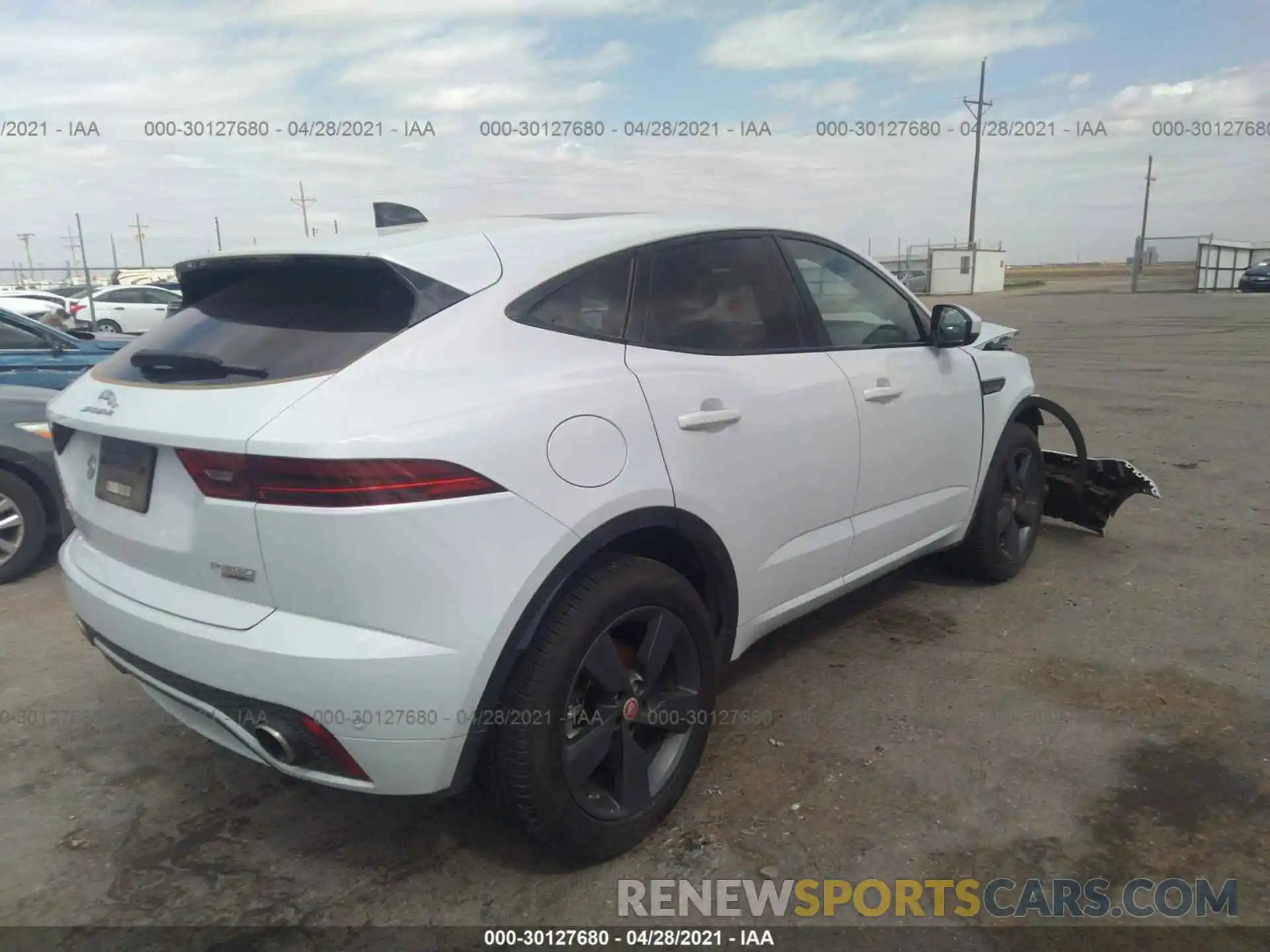 4 Photograph of a damaged car SADF12FX4L1Z77524 JAGUAR E-PACE 2020