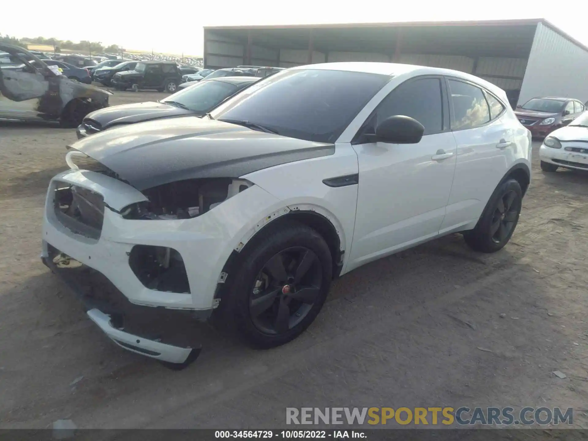 2 Photograph of a damaged car SADF12FX4L1Z80360 JAGUAR E-PACE 2020