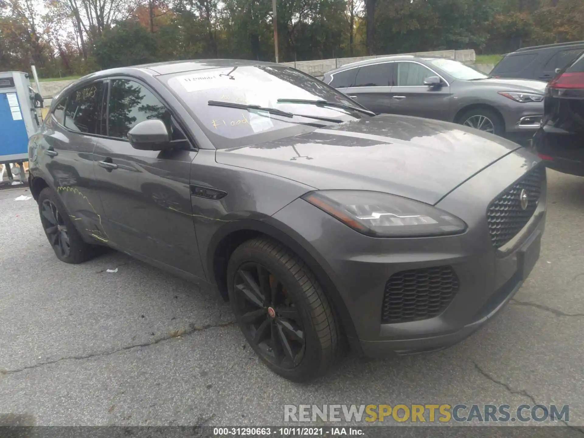 1 Photograph of a damaged car SADF12FX5L1Z76074 JAGUAR E-PACE 2020