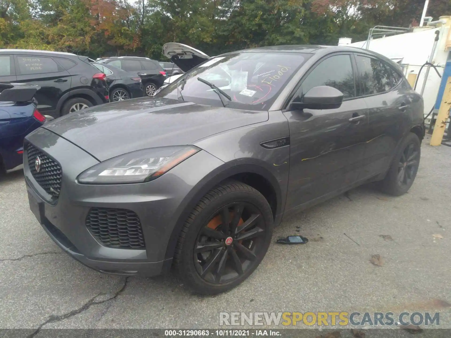 2 Photograph of a damaged car SADF12FX5L1Z76074 JAGUAR E-PACE 2020