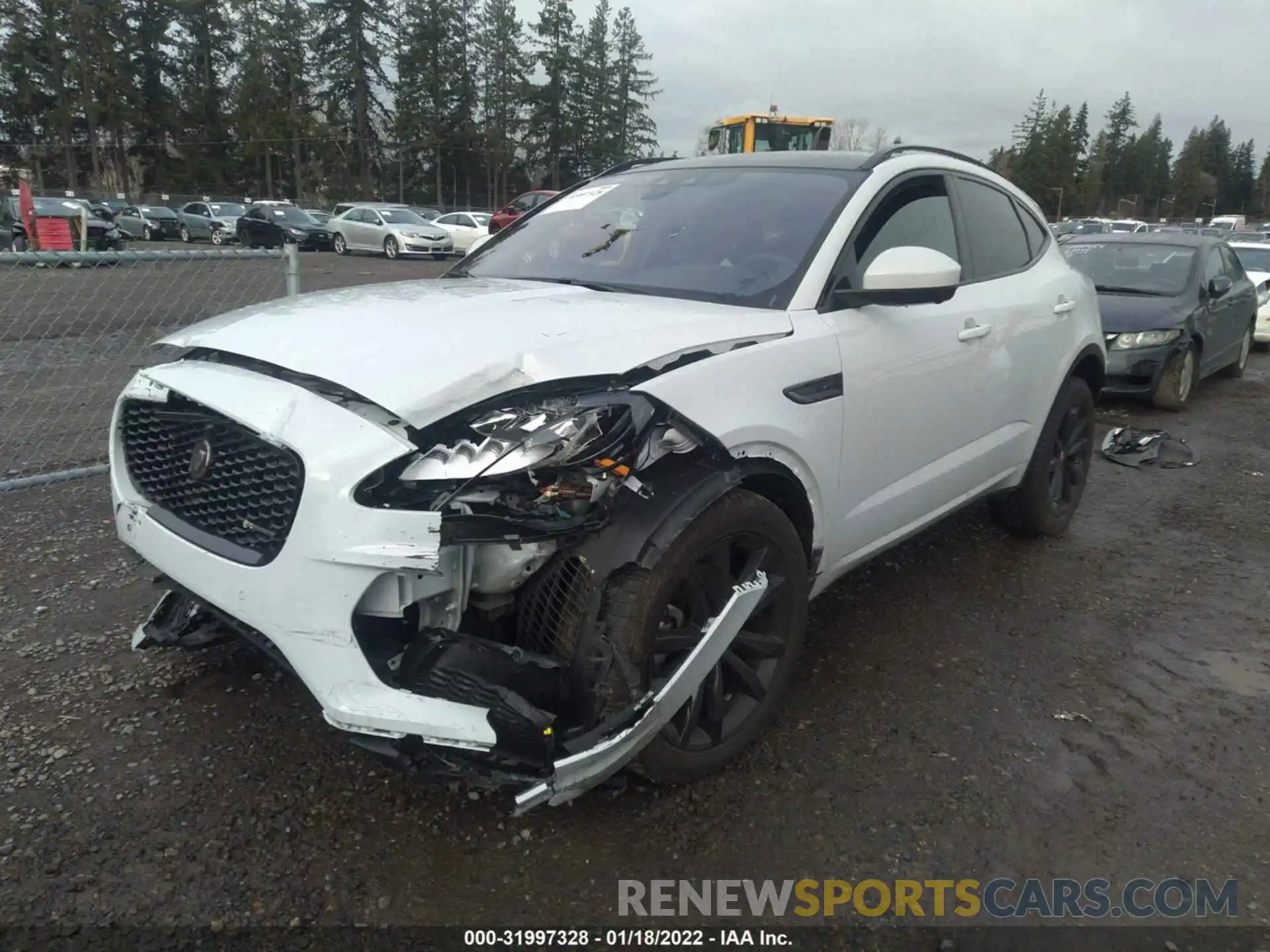 2 Photograph of a damaged car SADF12FX9L1Z76563 JAGUAR E-PACE 2020