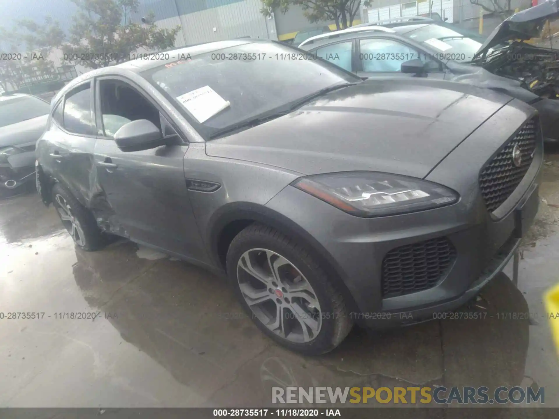 1 Photograph of a damaged car SADF12FXXL1Z80766 JAGUAR E-PACE 2020