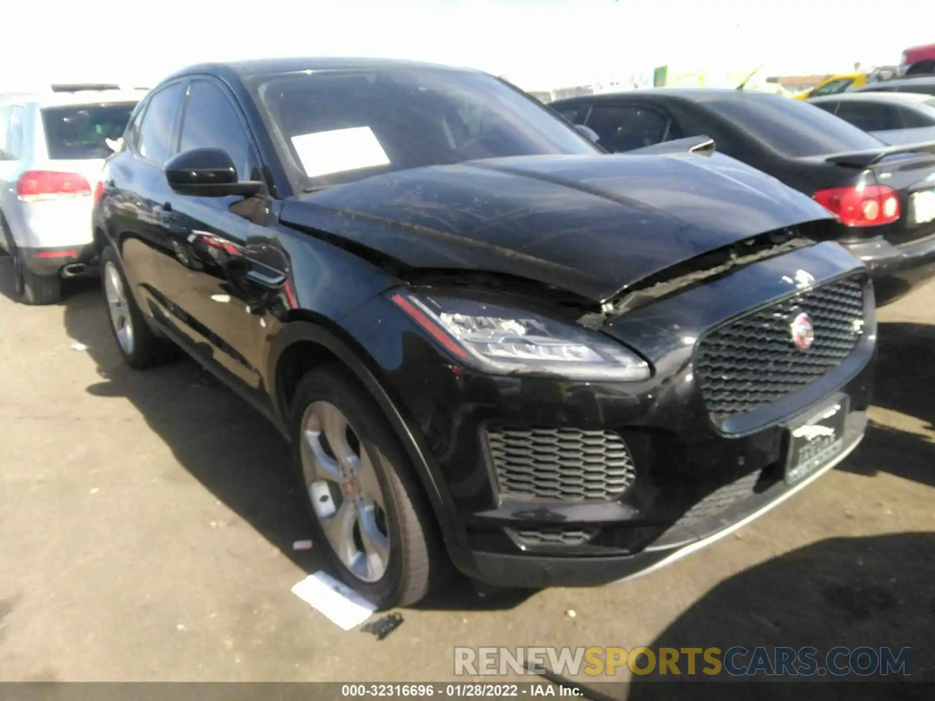 1 Фотография поврежденного автомобиля SADFK2FX3L1006429 JAGUAR E-PACE 2020