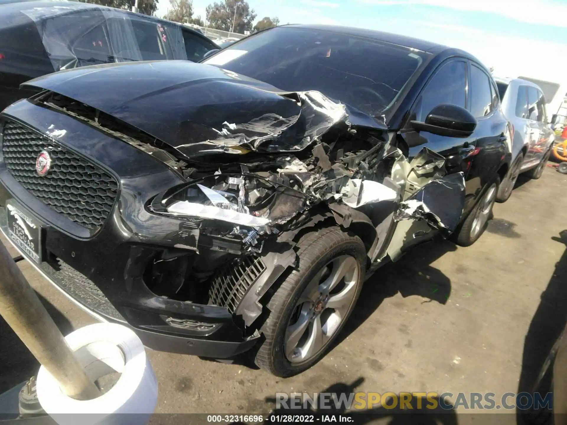 2 Photograph of a damaged car SADFK2FX3L1006429 JAGUAR E-PACE 2020