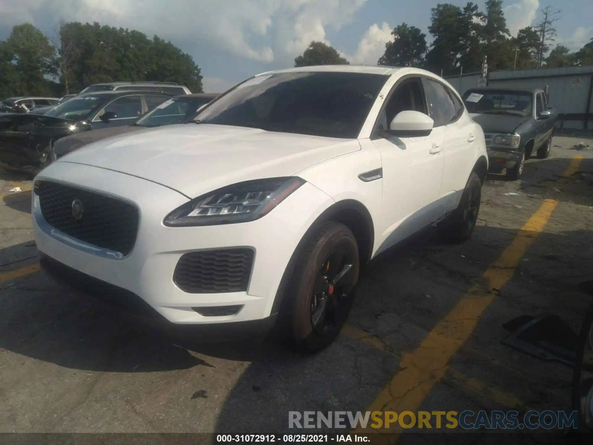 2 Фотография поврежденного автомобиля SADFK2FX4L1001191 JAGUAR E-PACE 2020