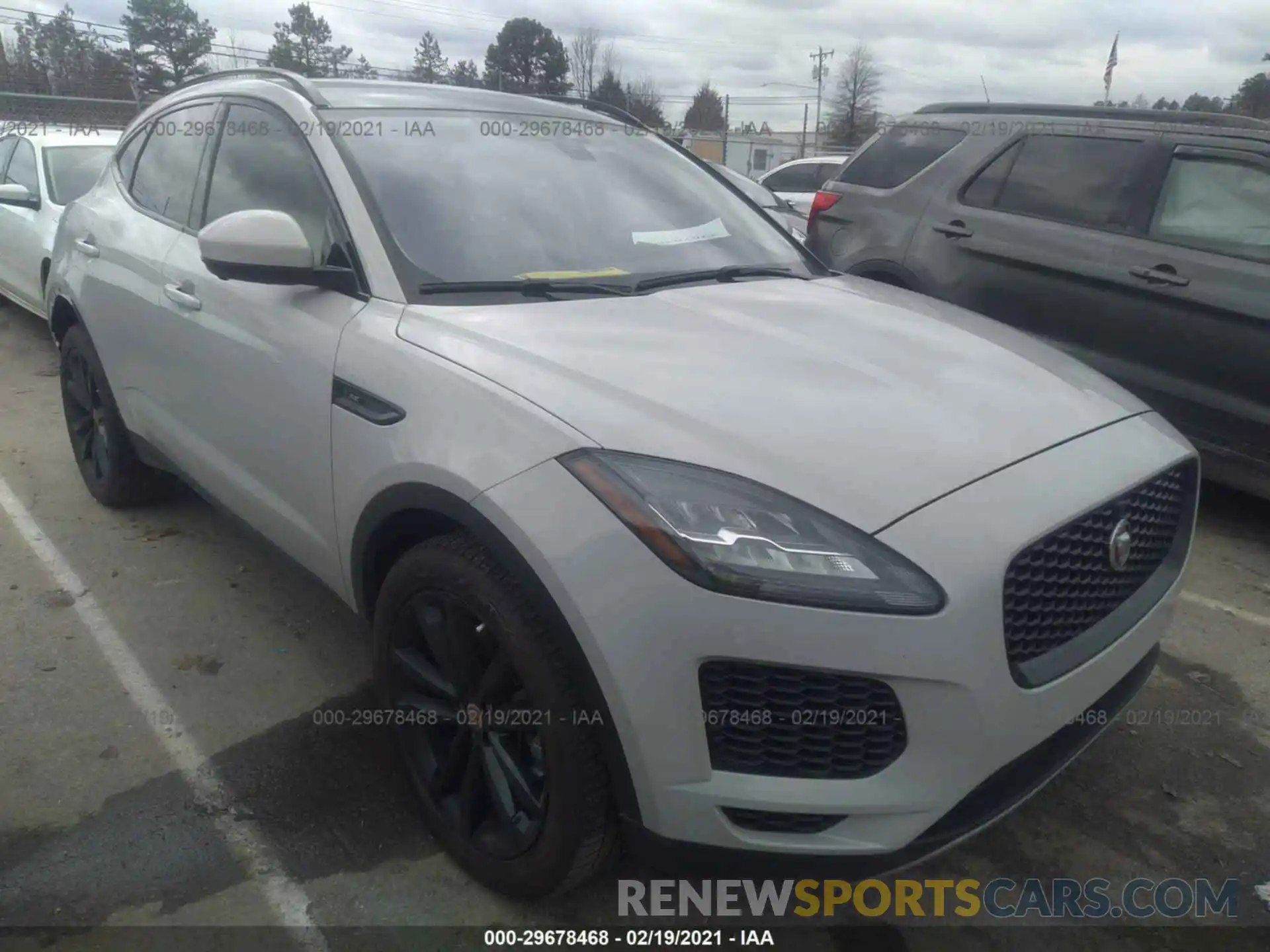 1 Photograph of a damaged car SADFP2FX3L1Z83183 JAGUAR E-PACE 2020