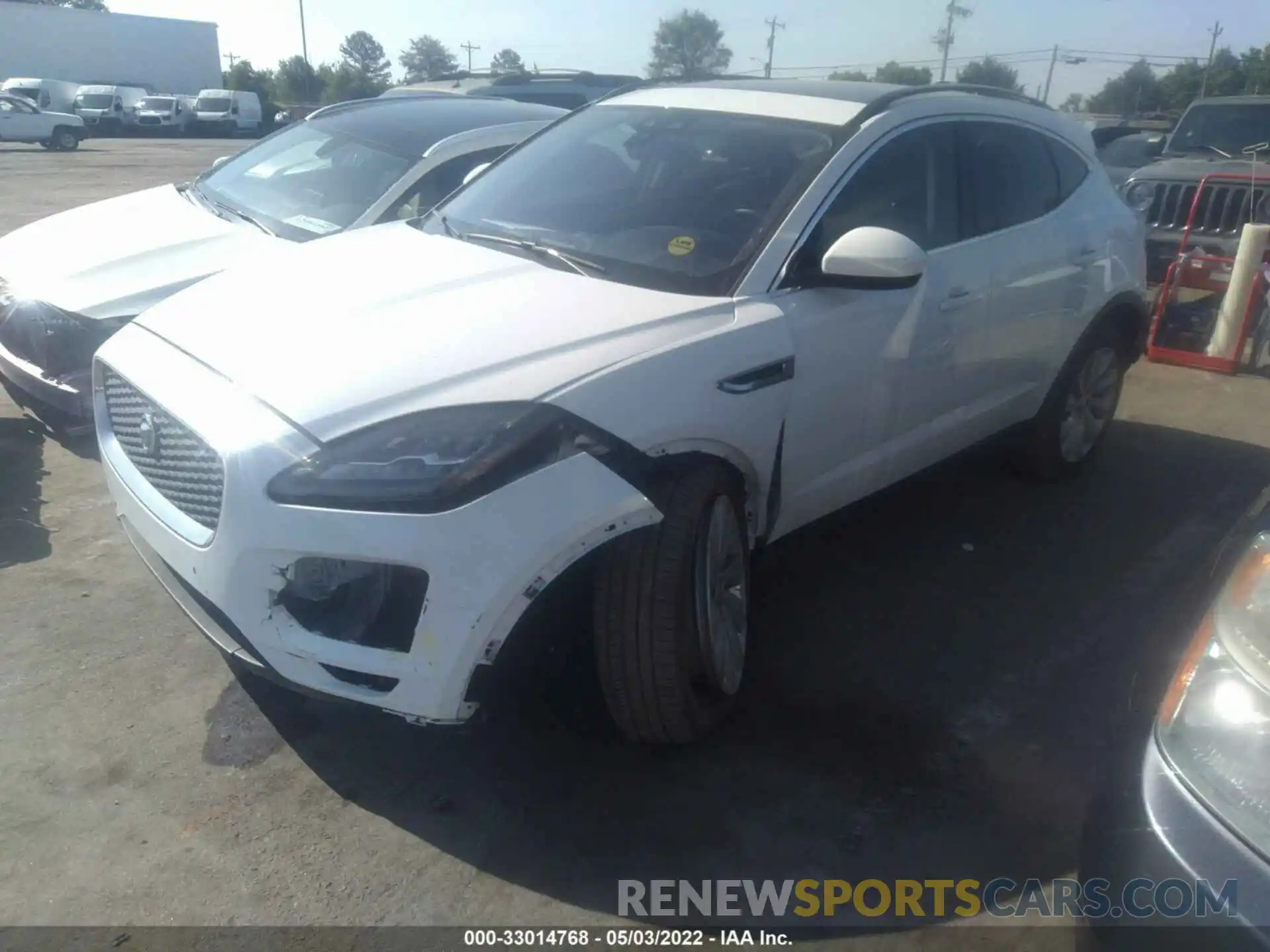 2 Photograph of a damaged car SADFP2FX4L1004609 JAGUAR E-PACE 2020