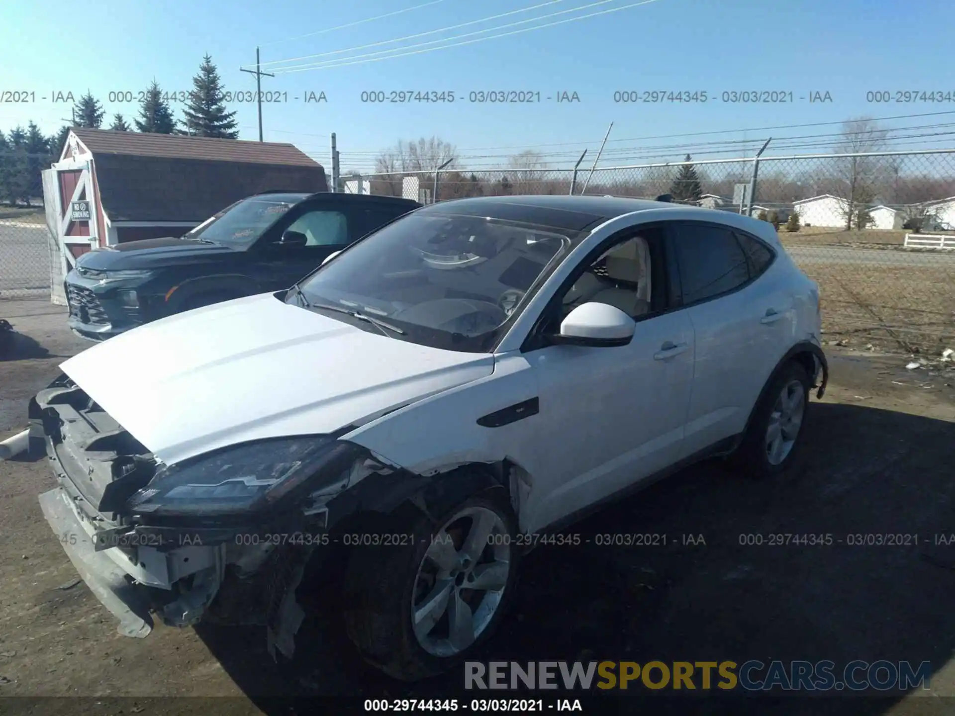 2 Photograph of a damaged car SADFP2FX5L1Z75196 JAGUAR E-PACE 2020