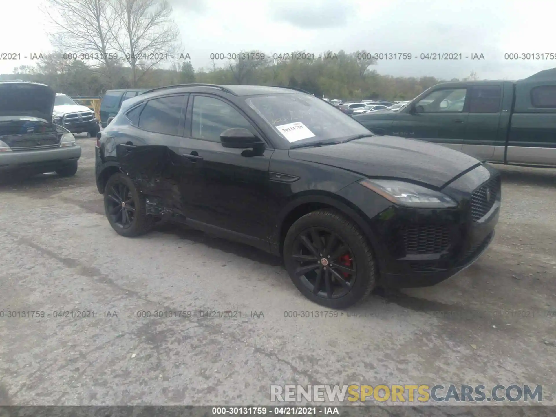 1 Фотография поврежденного автомобиля SADFP2FX6L1Z79838 JAGUAR E-PACE 2020