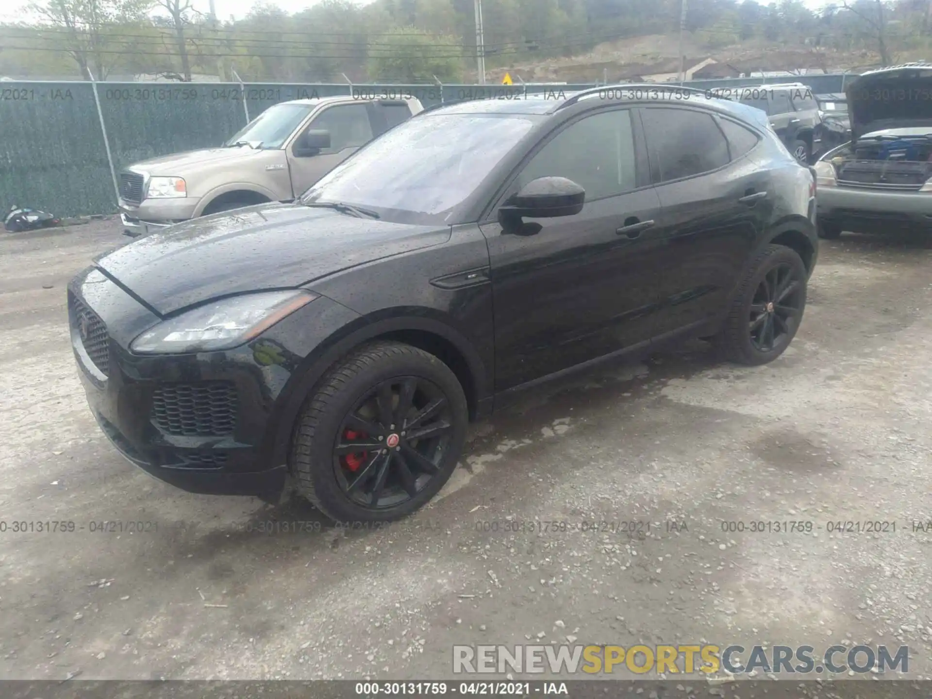 2 Фотография поврежденного автомобиля SADFP2FX6L1Z79838 JAGUAR E-PACE 2020