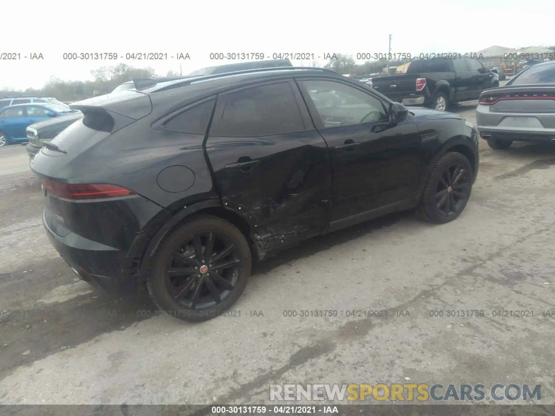 4 Фотография поврежденного автомобиля SADFP2FX6L1Z79838 JAGUAR E-PACE 2020