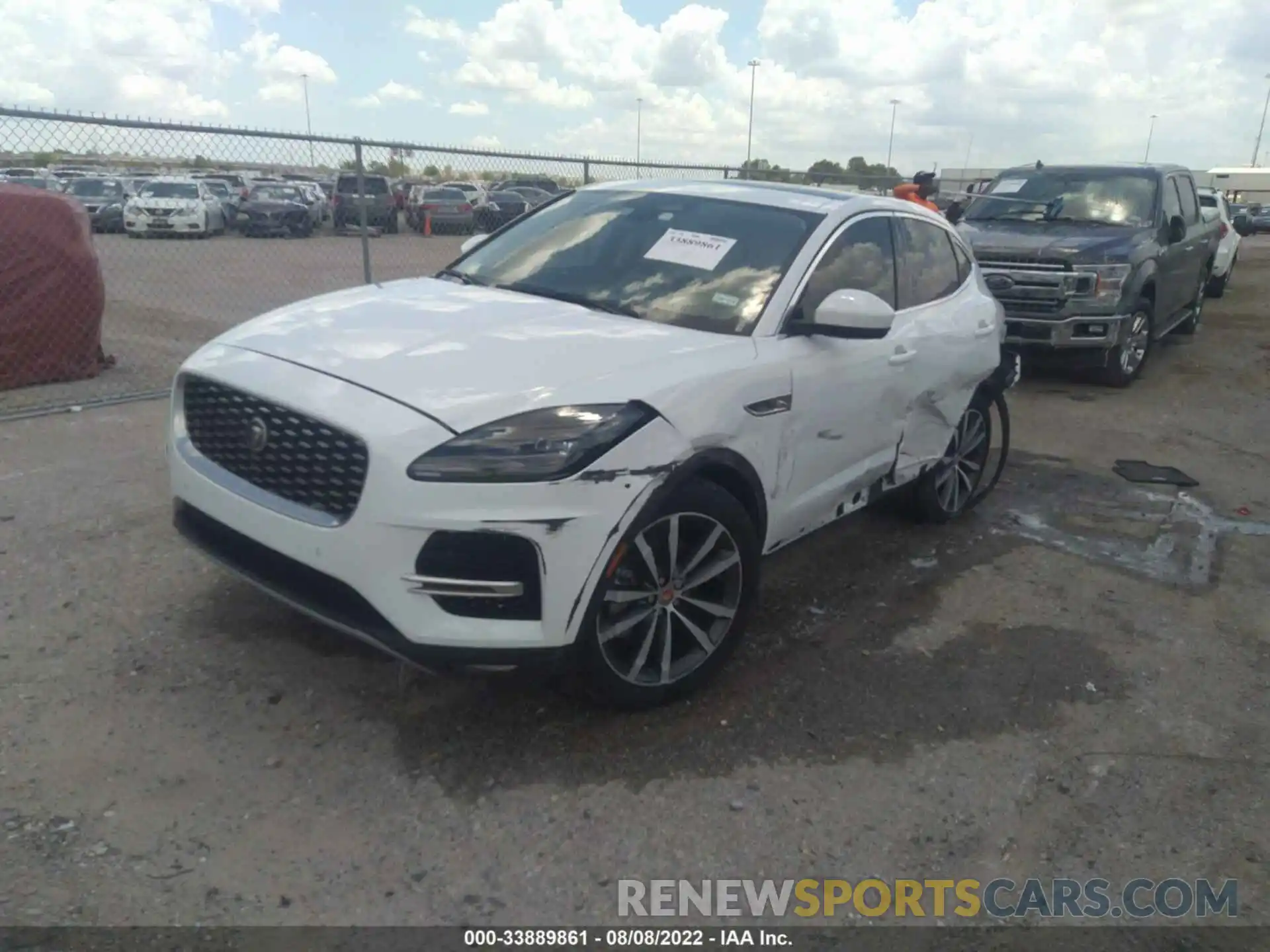 2 Фотография поврежденного автомобиля SADFP2FX2N1031522 JAGUAR E-PACE 2022