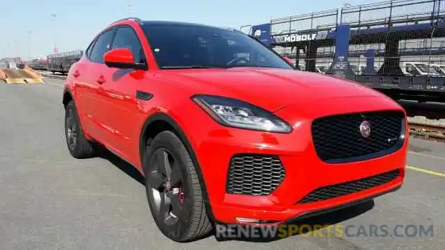 2 Фотография поврежденного автомобиля SADF12FX7L1Z63469 JAGUAR E-PACE CHE 2020