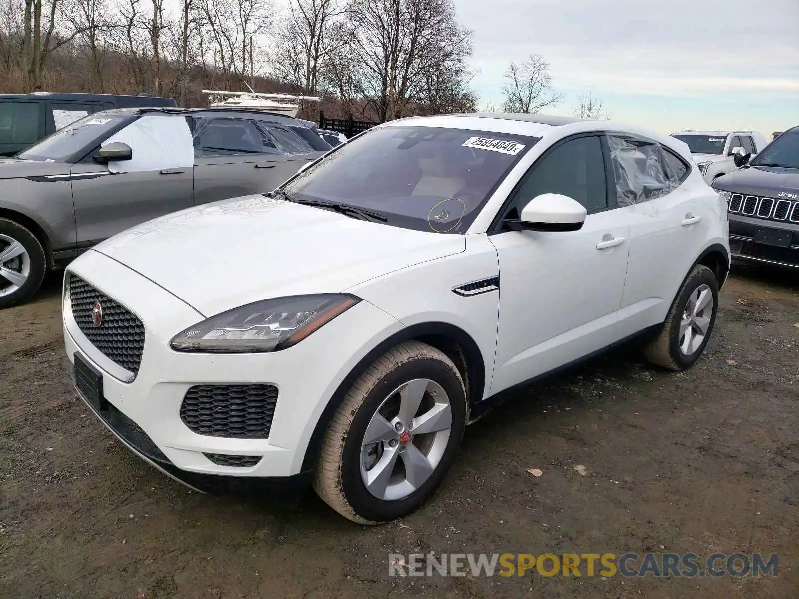 2 Фотография поврежденного автомобиля SADFJ2FX9K1Z55341 JAGUAR E-PACE S 2019