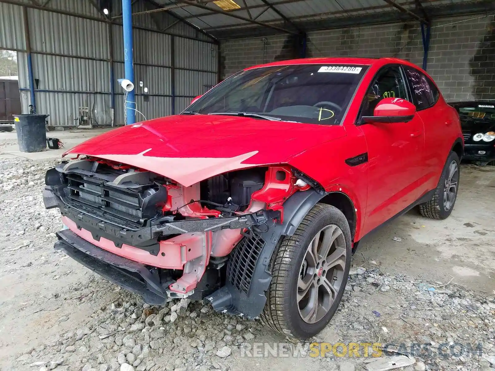 2 Фотография поврежденного автомобиля SADFP2FX7L1Z83994 JAGUAR E-PACE SE 2020