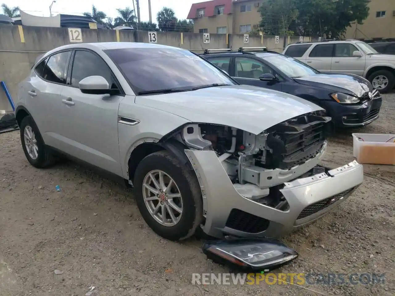 1 Photograph of a damaged car SADFK2FX2K1Z62726 JAGUAR ETYPE 2019